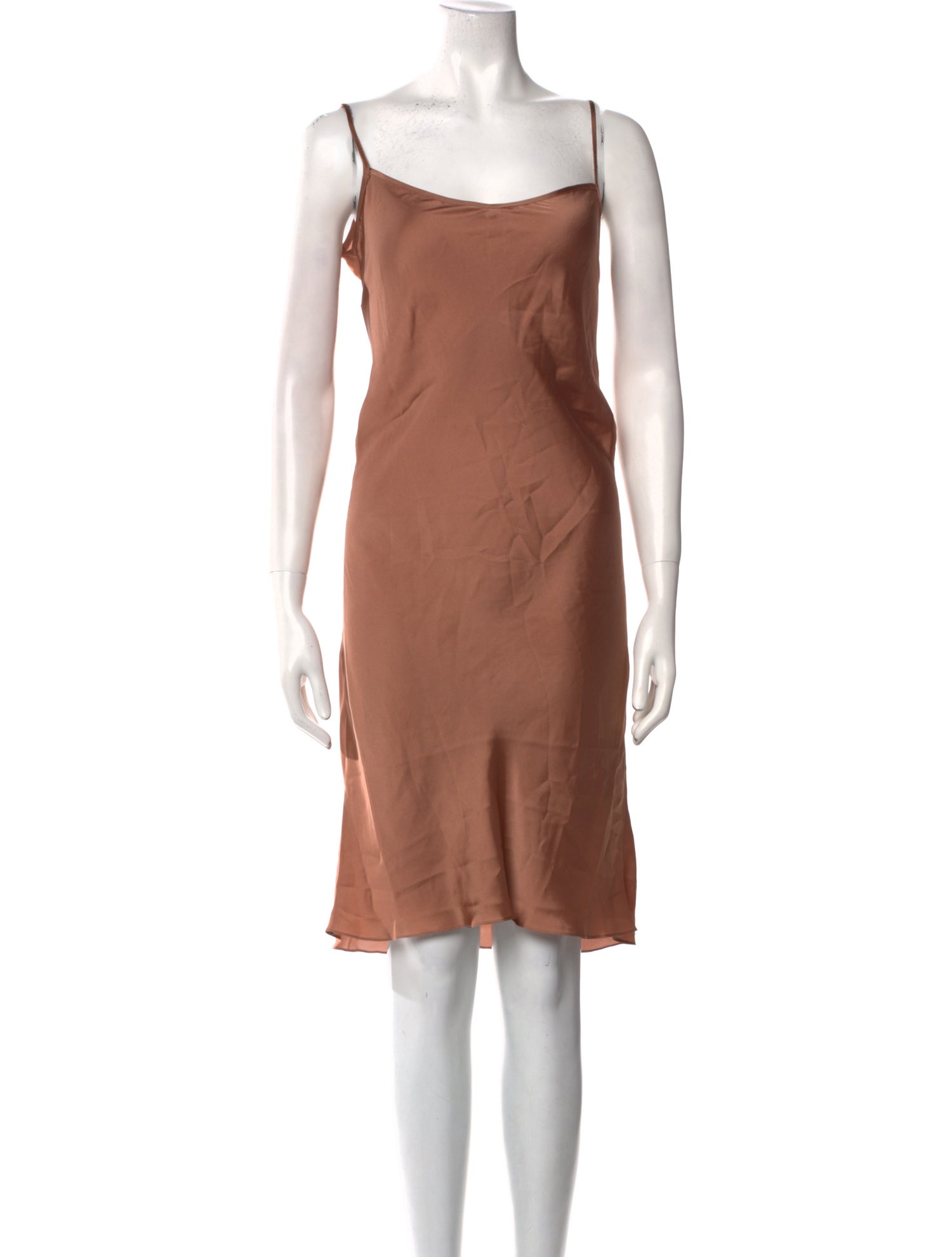 Johanna Ortiz Square Neckline Knee-Length Dress