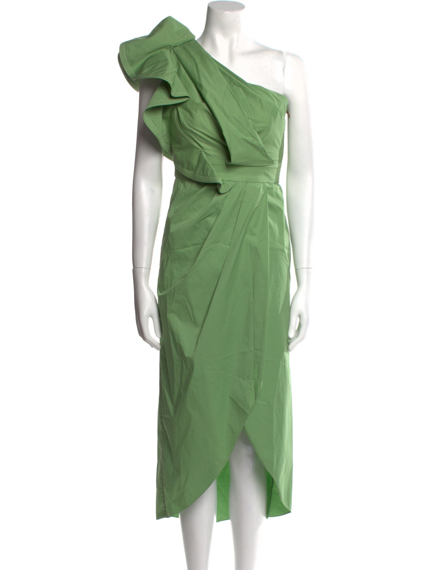 Johanna Ortiz One-Shoulder Long Dress