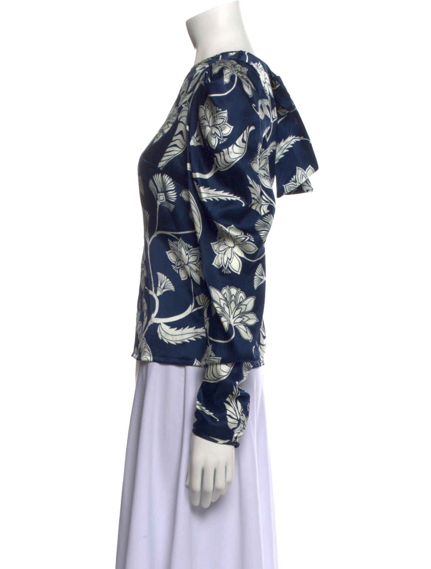 Johanna Ortiz Silk Printed Blouse