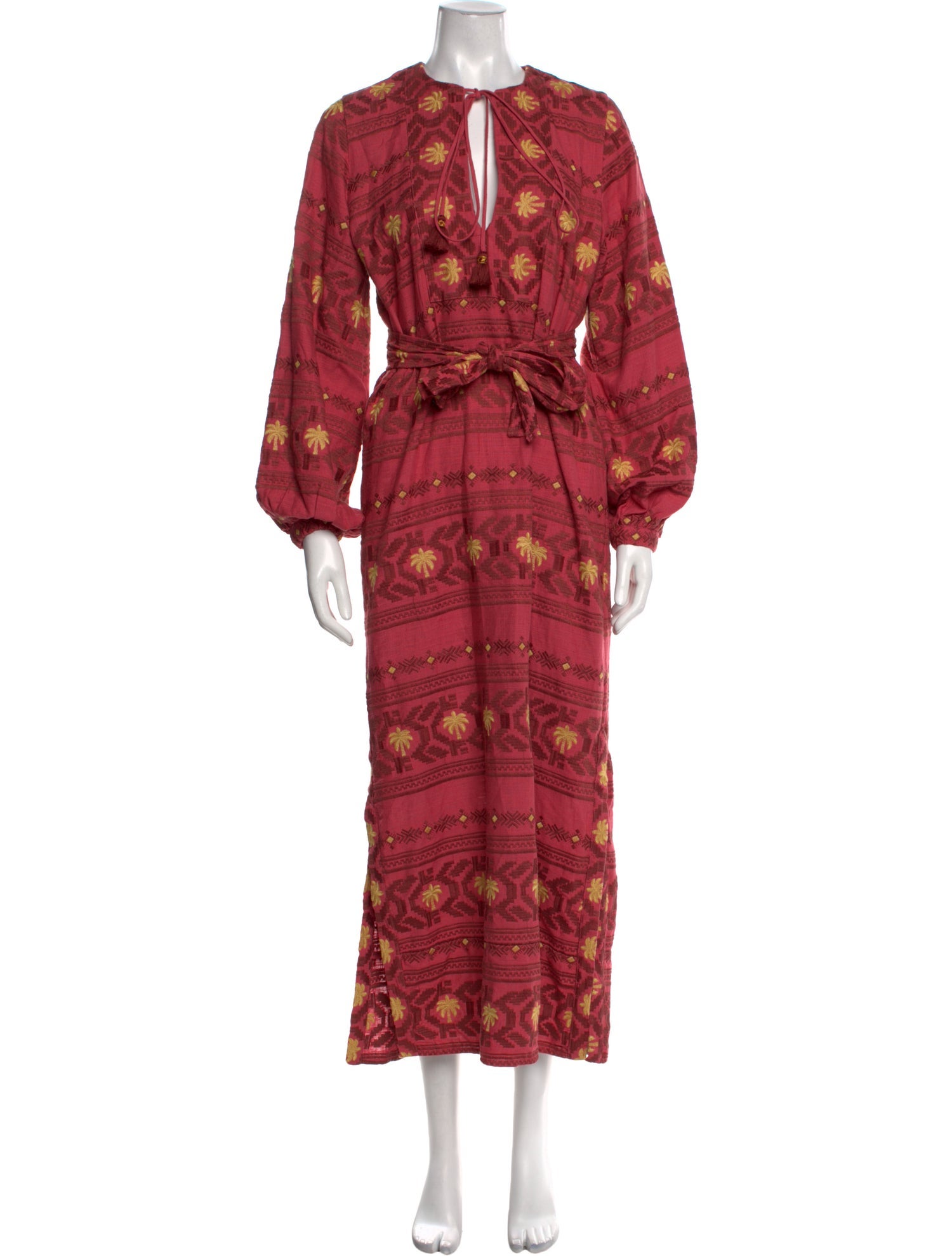 Johanna Ortiz Printed Long Dress