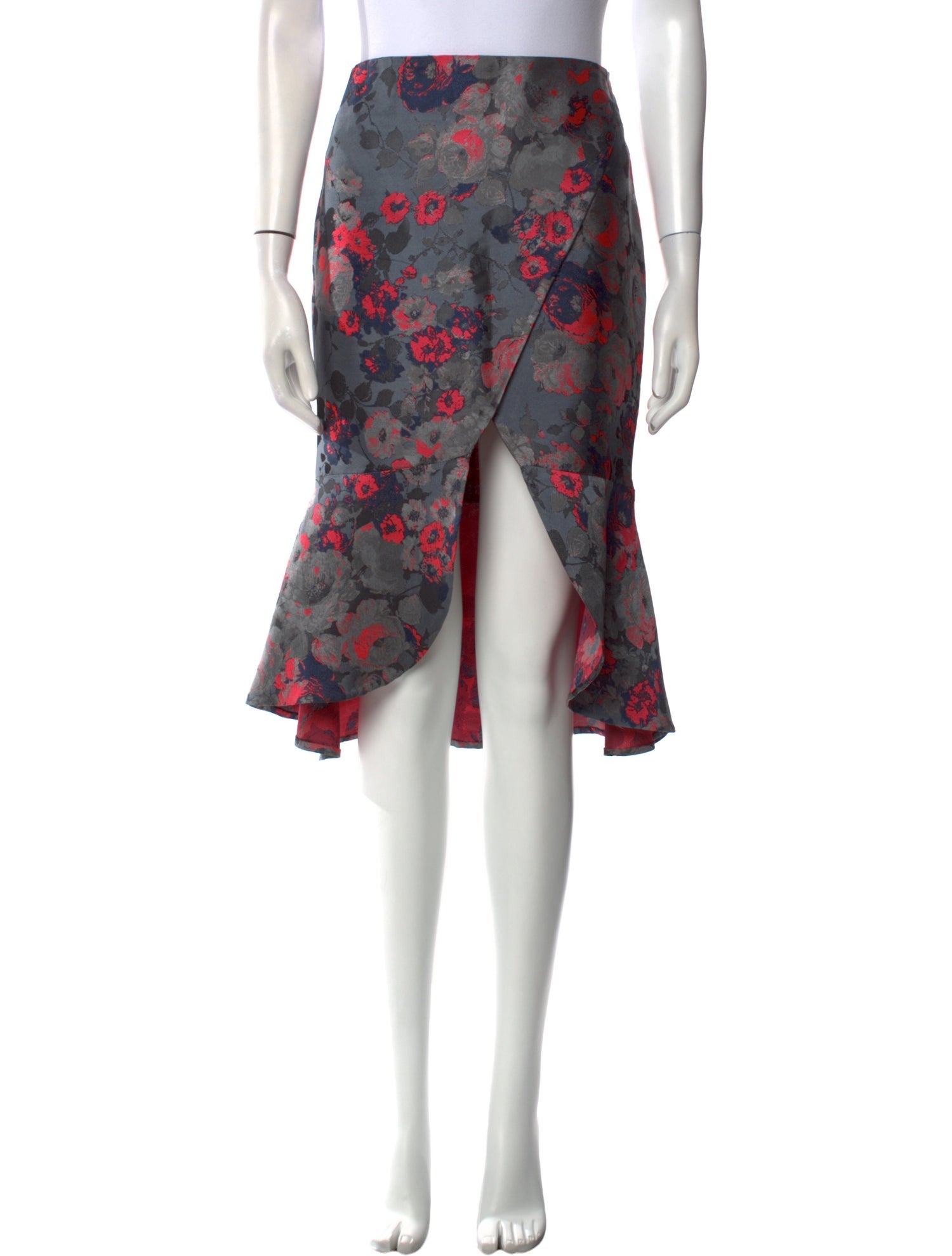 Johanna Ortiz Floral Print Knee-Length Skirt