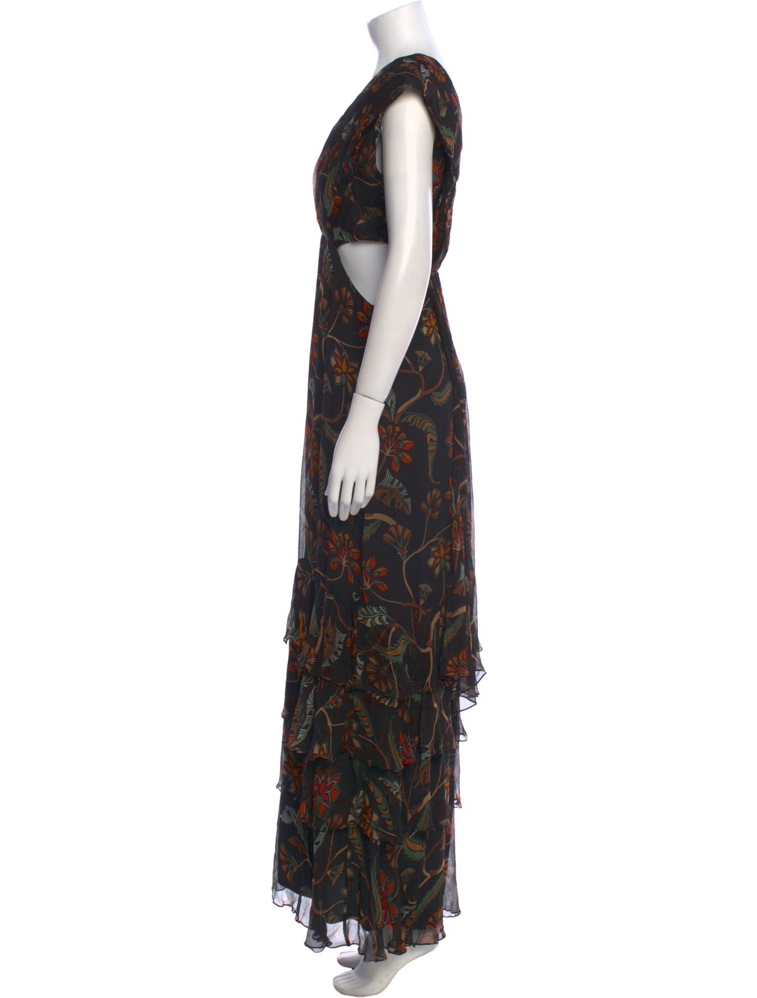 Johanna Ortiz Silk Long Dress