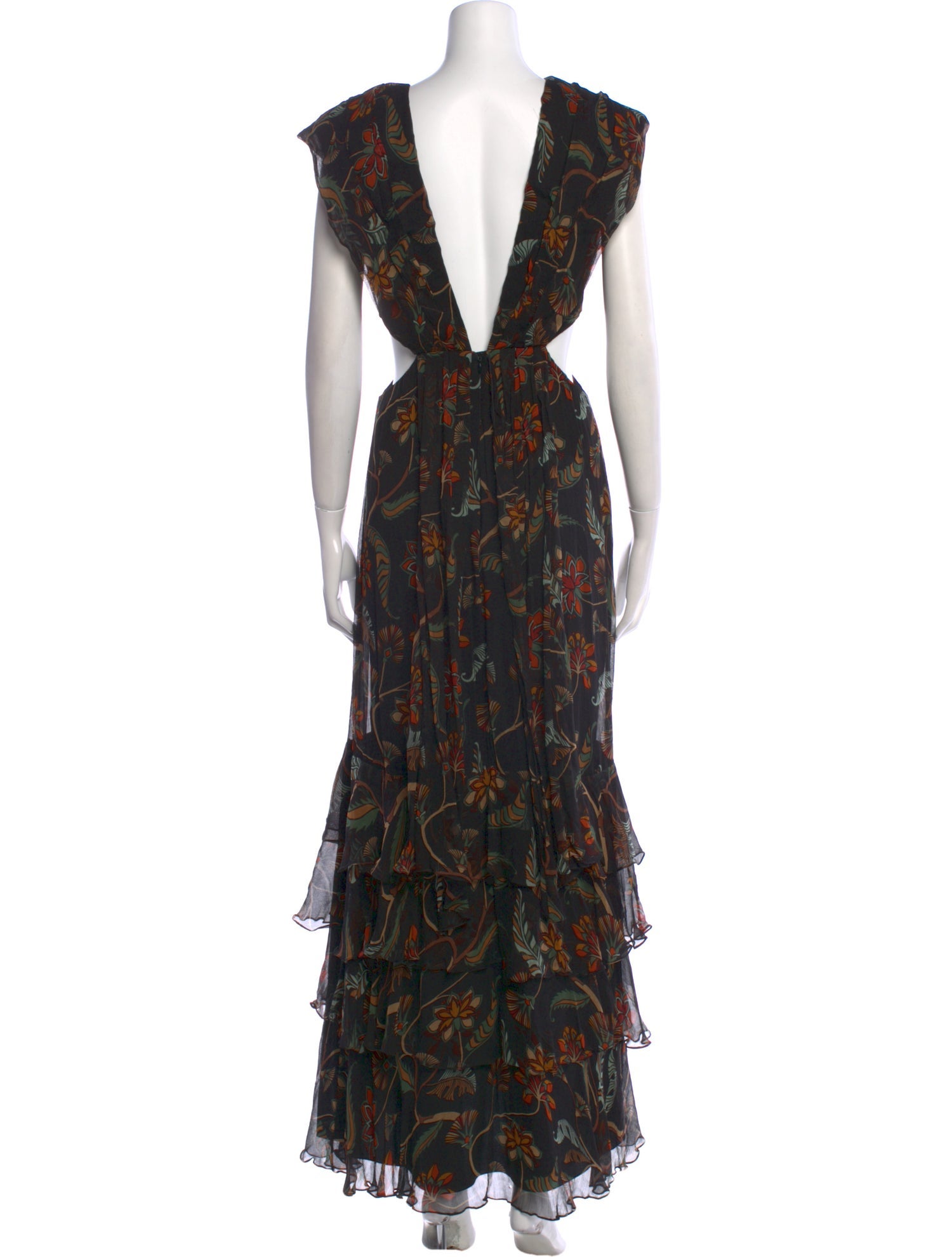 Johanna Ortiz Silk Long Dress