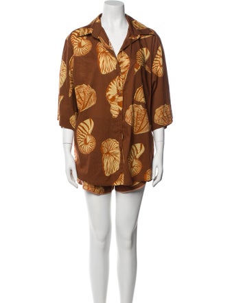 Johanna Ortiz Printed Short Set
