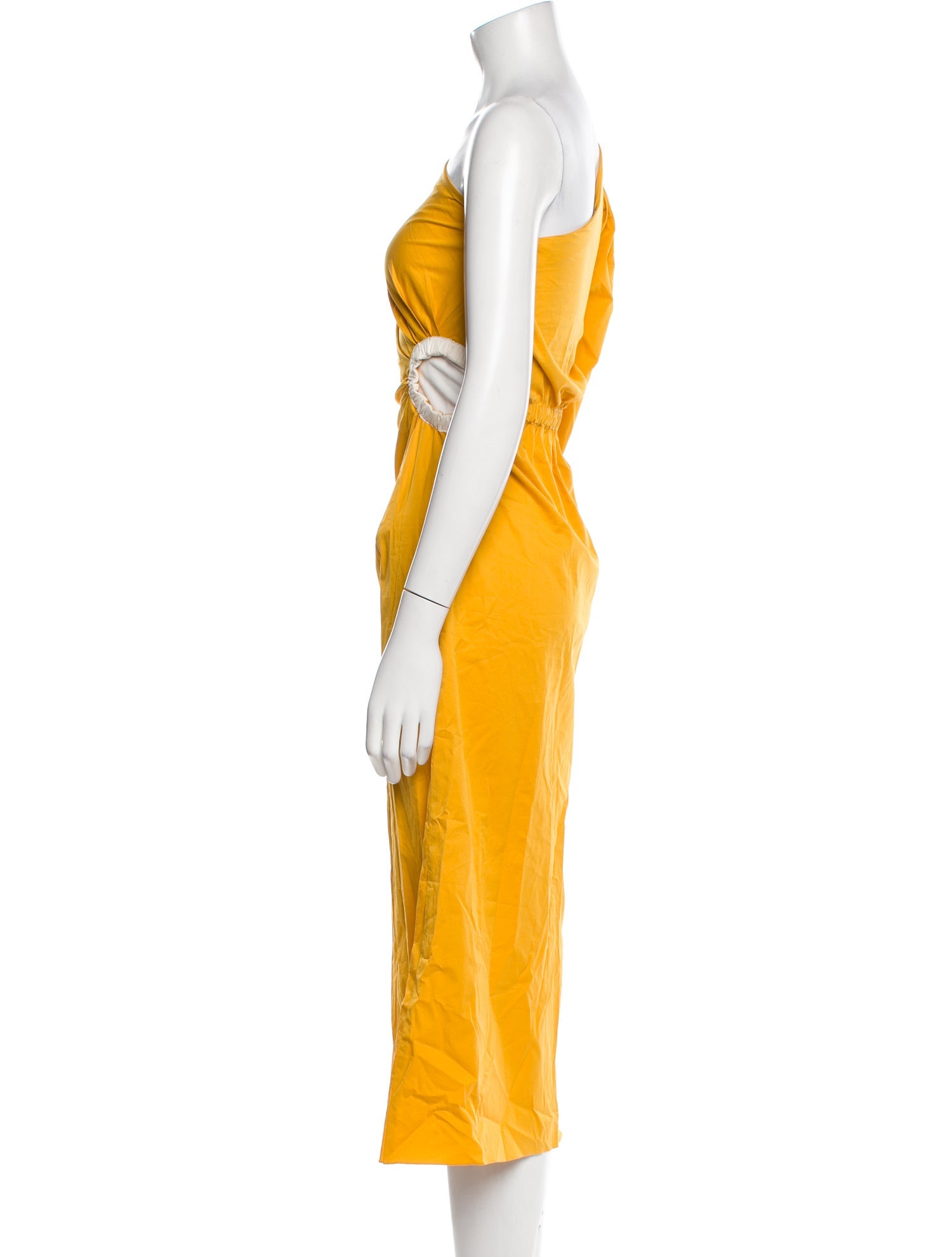 Johanna Ortiz One-Shoulder Midi Length Dress