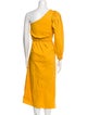 Johanna Ortiz One-Shoulder Midi Length Dress