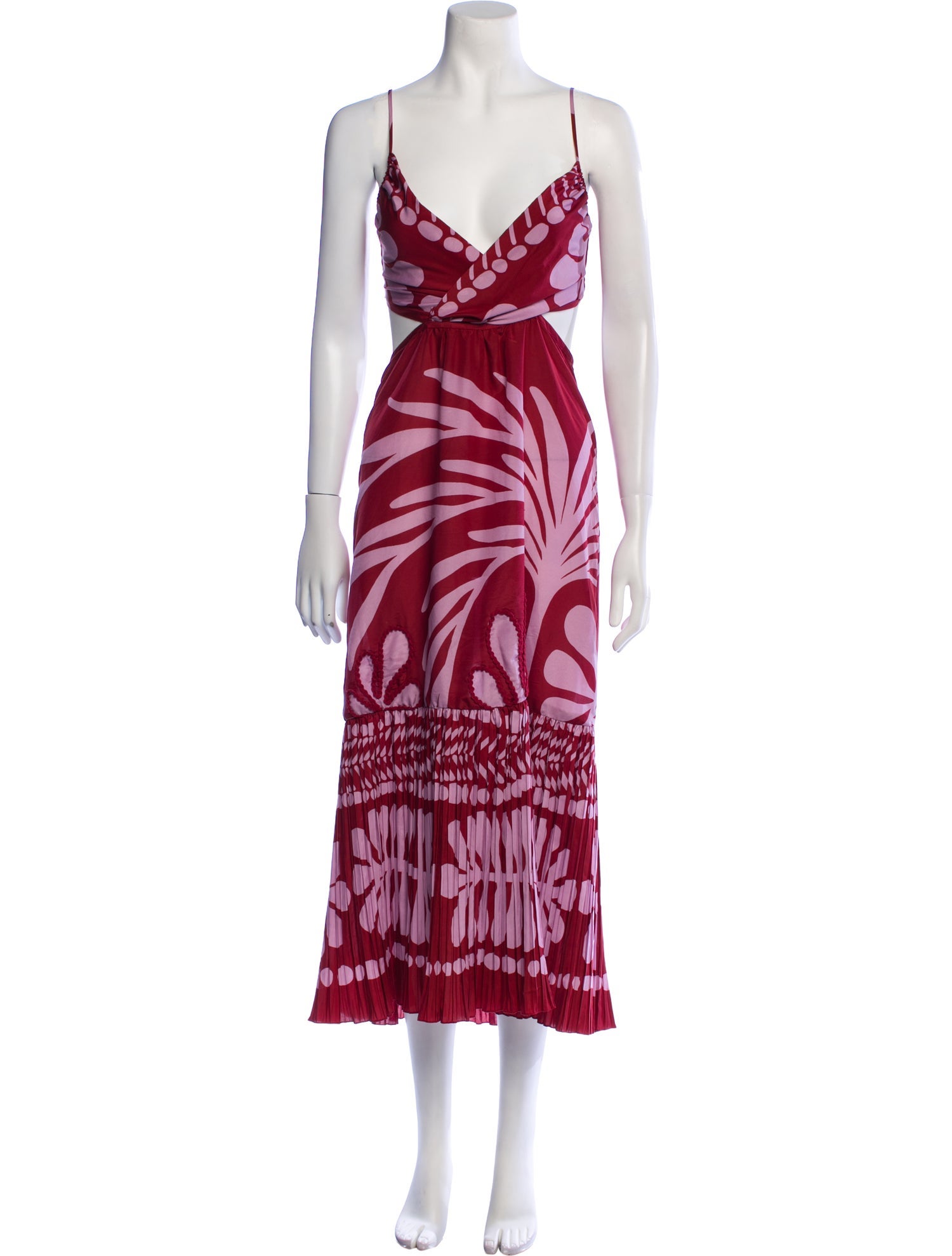 Johanna Ortiz Printed Long Dress