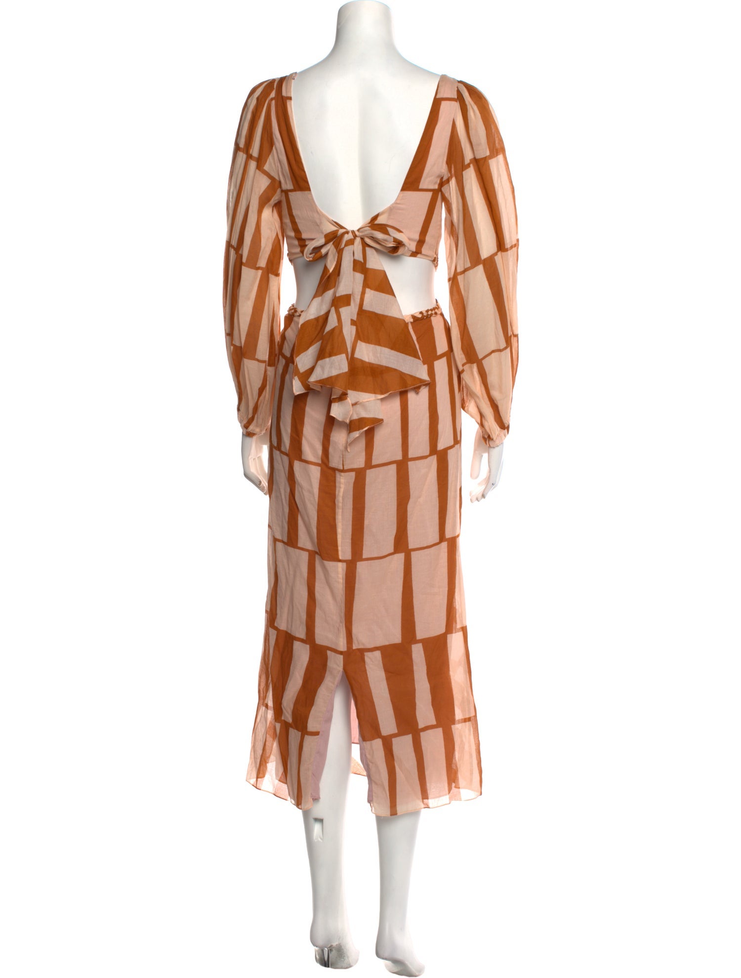 Johanna Ortiz Printed Long Dress