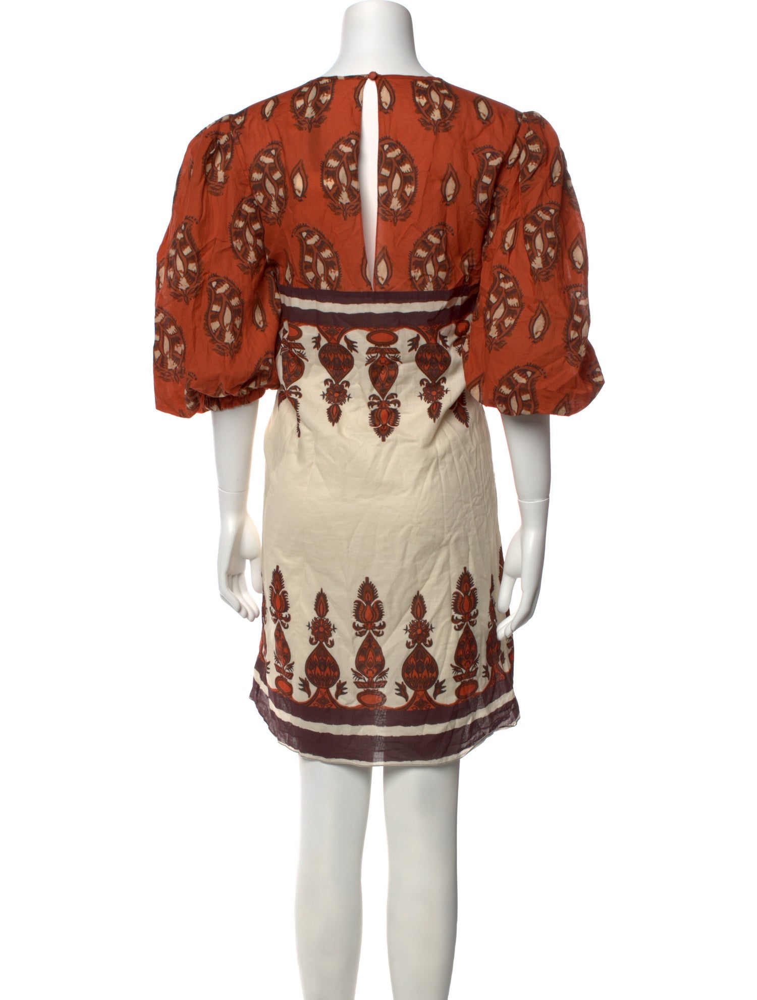 Johanna Ortiz Printed Mini Dress