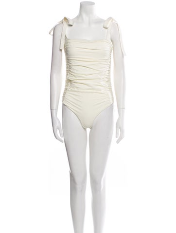 Johanna Ortiz Swimwear Ruffle Embellishment One-Piece L