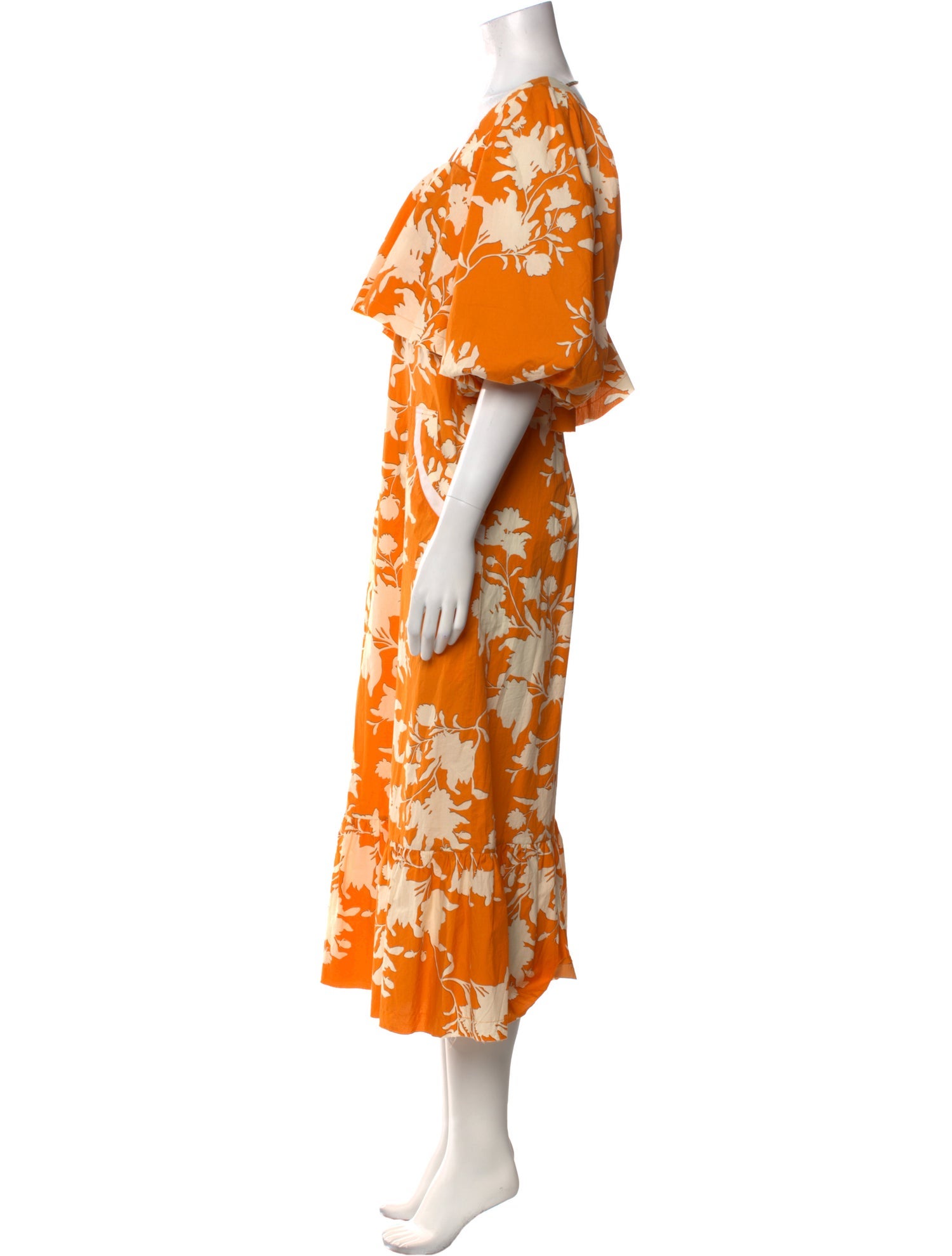 Johanna Ortiz Floral Print Long Dress