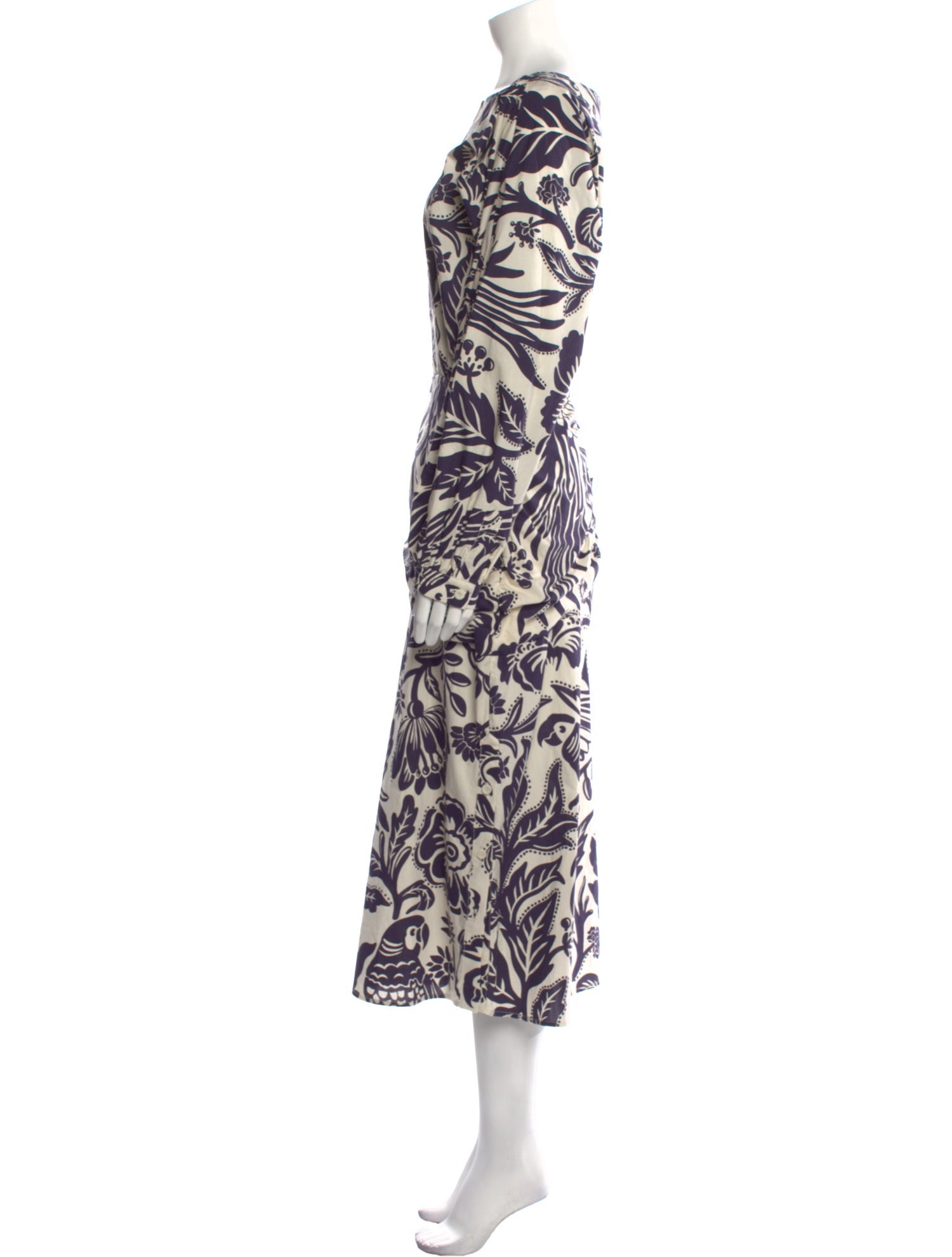 Johanna Ortiz Floral Print Long Dress