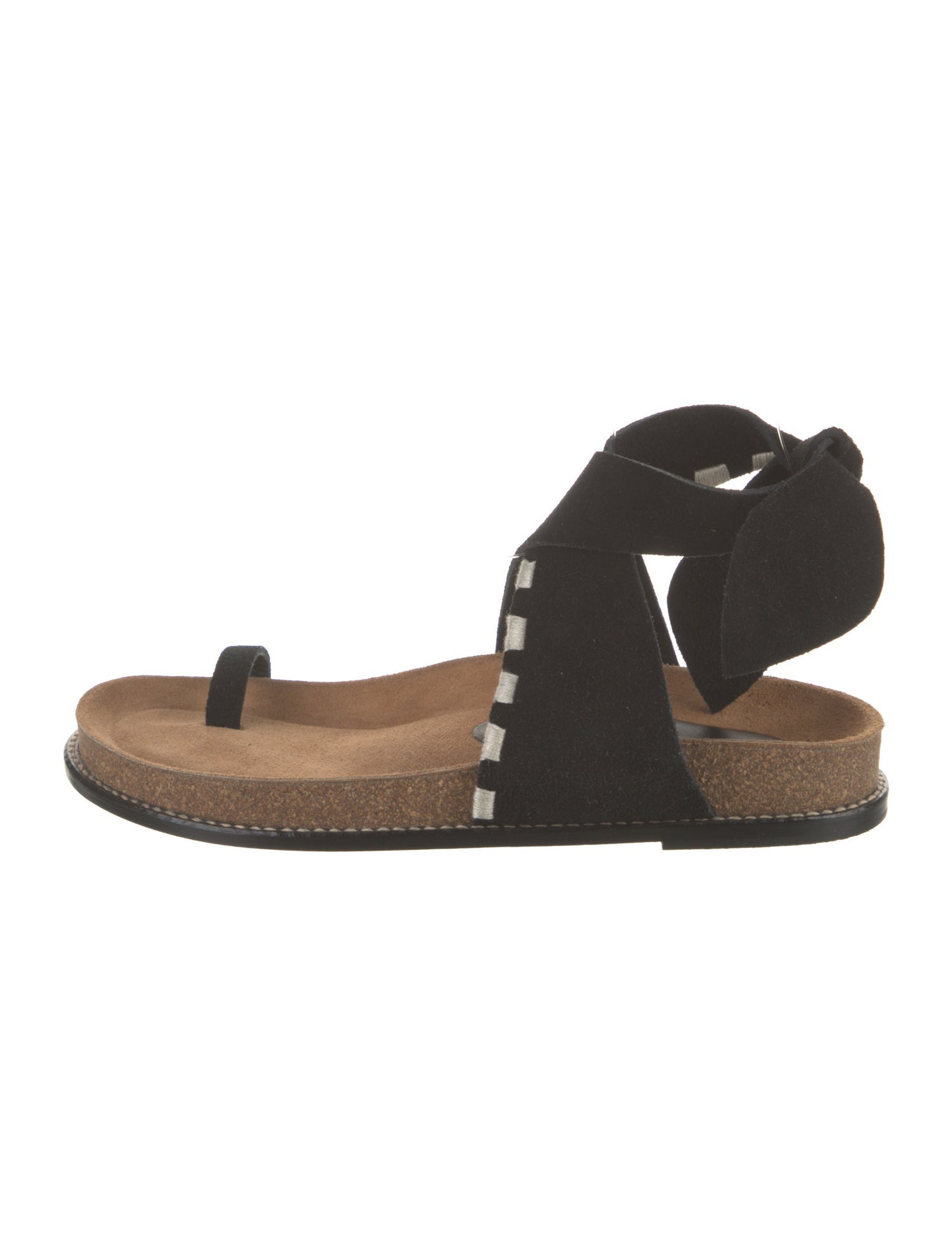 Johanna Ortiz Suede Gladiator Sandals