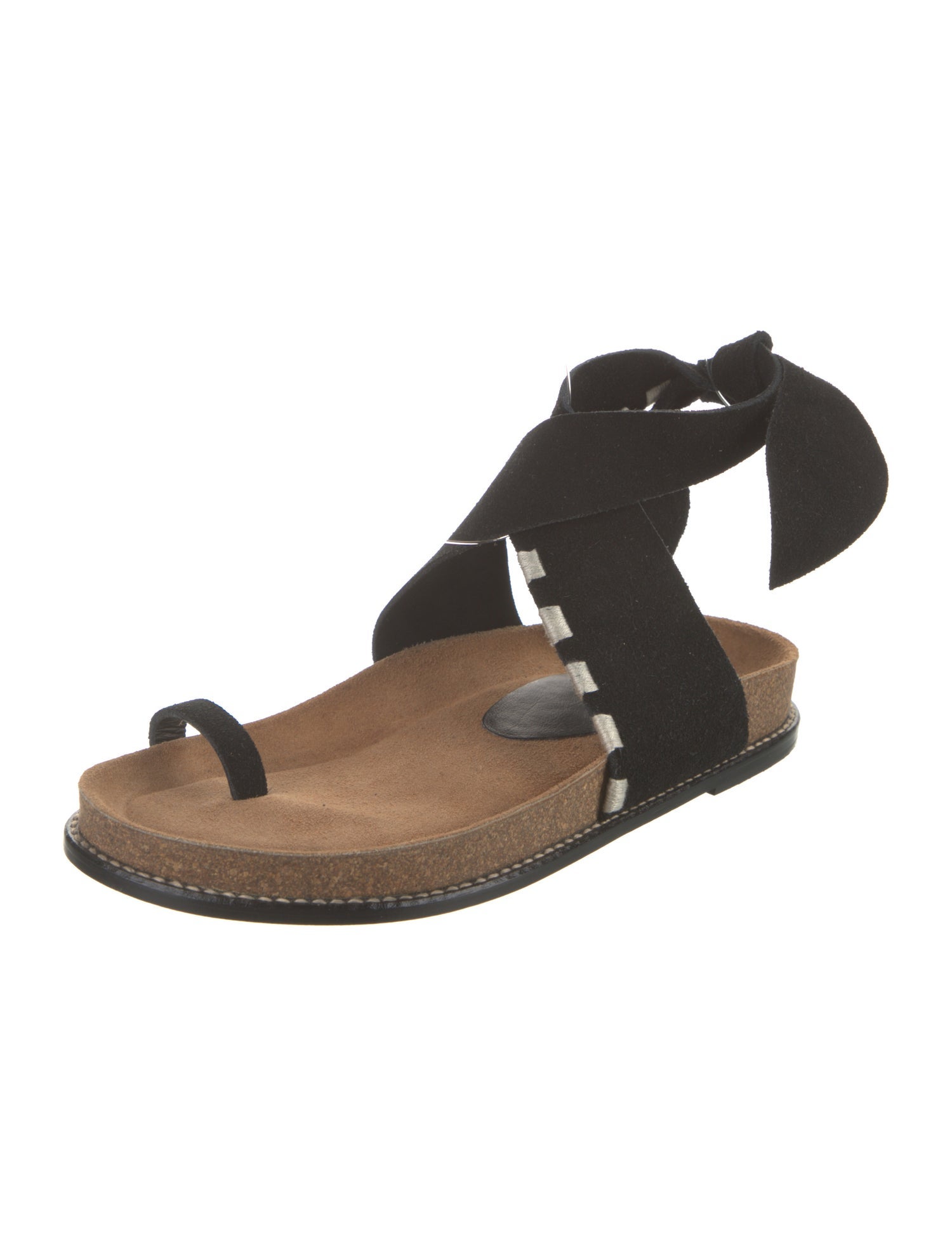 Johanna Ortiz Suede Gladiator Sandals