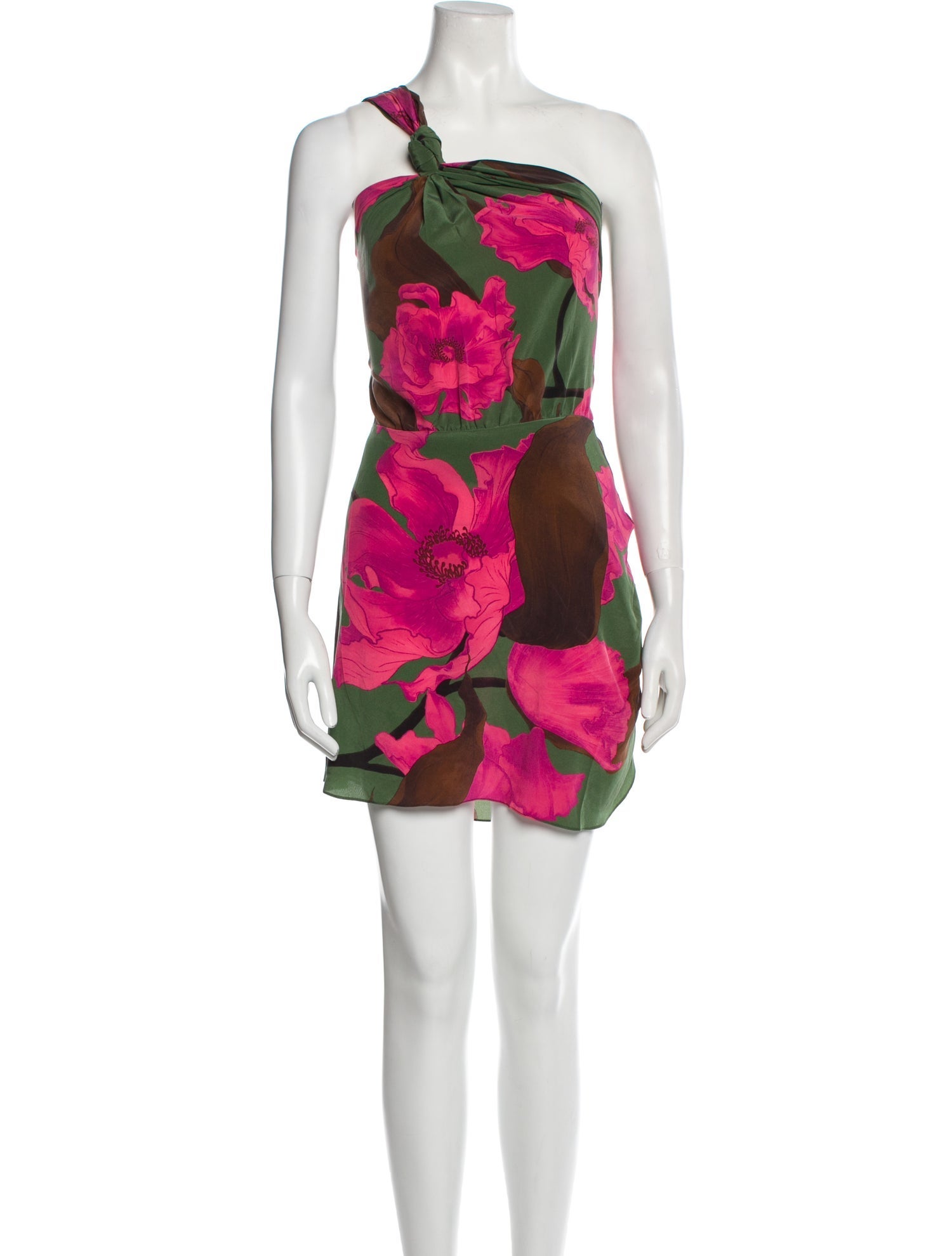 Johanna Ortiz Silk Mini Dress