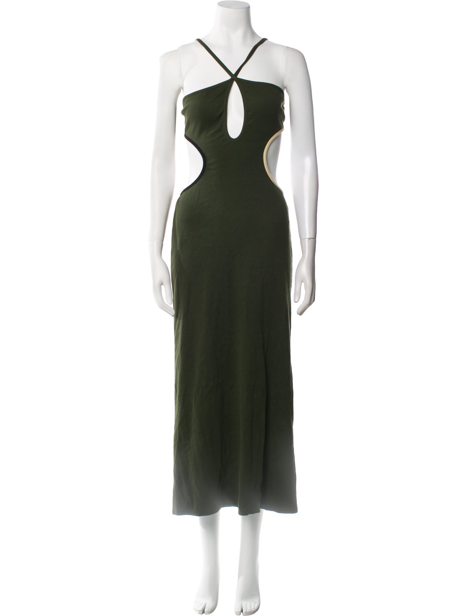 Johanna Ortiz Halterneck Midi Length Dress