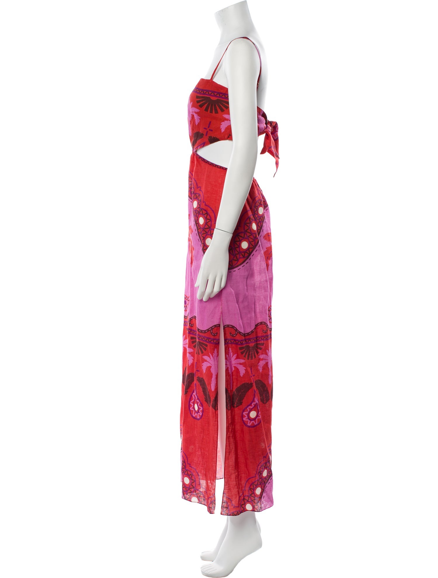 Johanna Ortiz Floral Print Long Dress