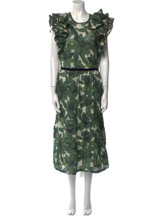 Johanna Ortiz Silk Long Dress