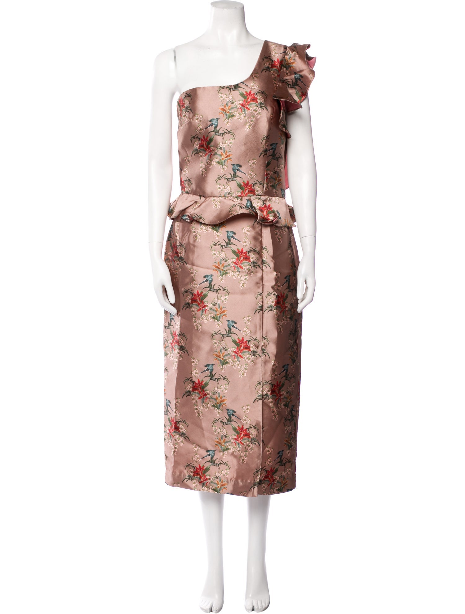 Johanna Ortiz Floral Print Midi Length Dress w/ Tags