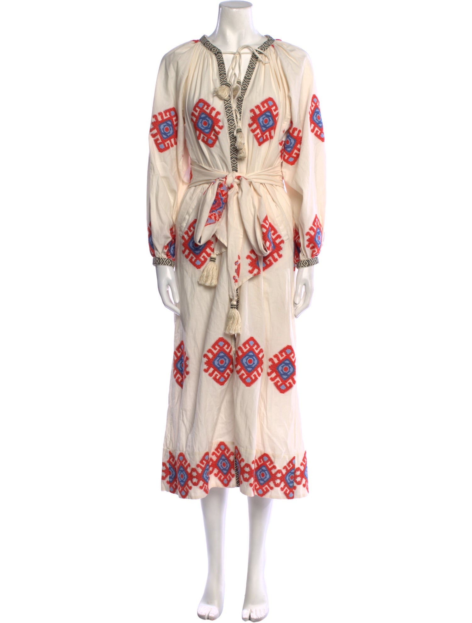 Johanna Ortiz Printed Long Dress