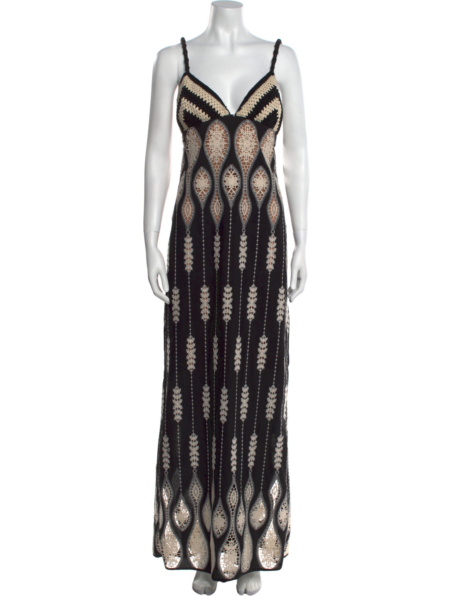 Johanna Ortiz Printed Long Dress