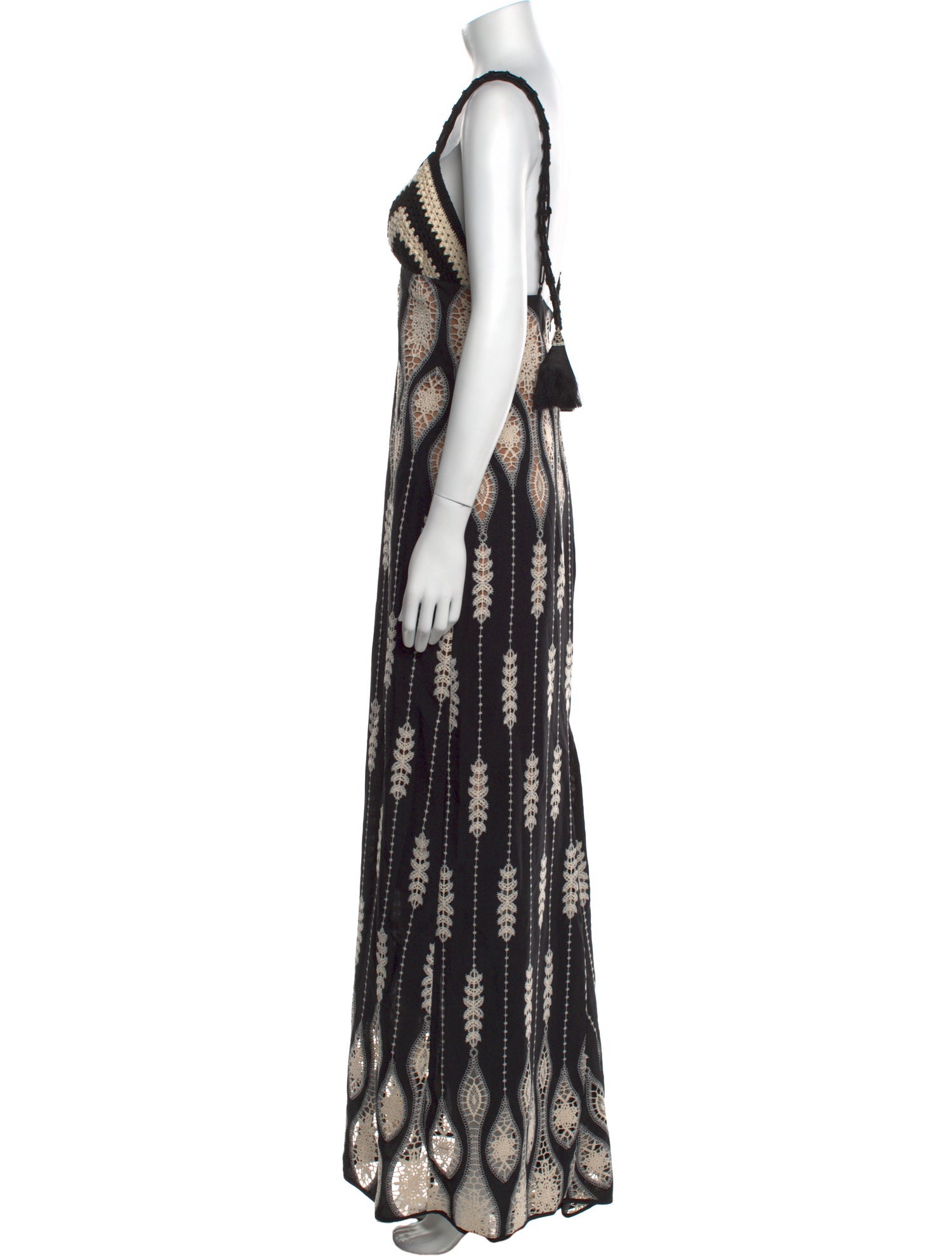 Johanna Ortiz Printed Long Dress