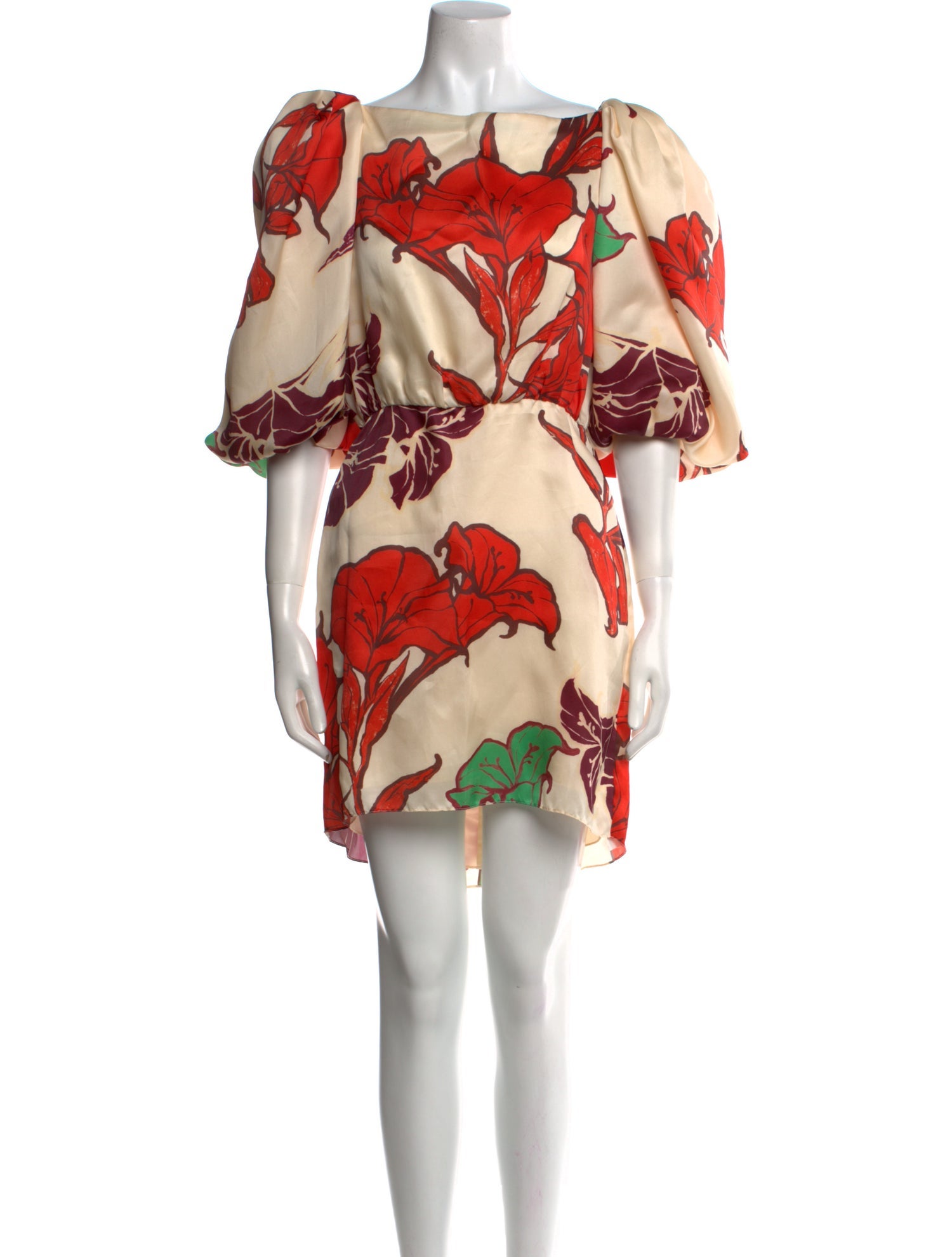 Johanna Ortiz Silk Mini Dress