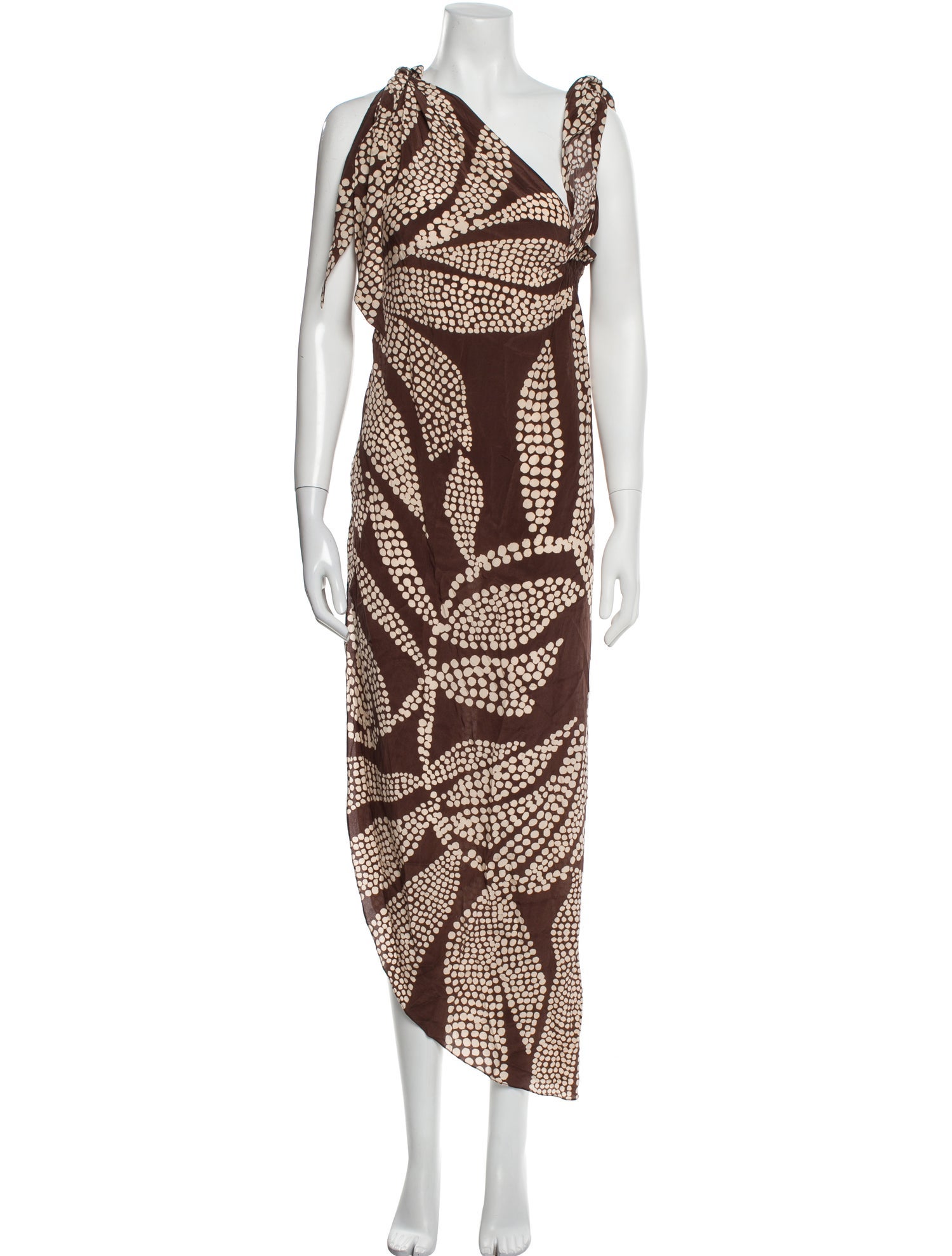 Johanna Ortiz Silk Long Dress