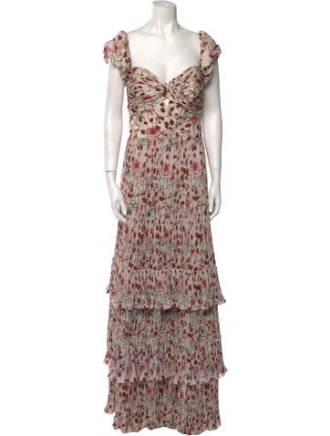 Johanna Ortiz Dresses Floral Print Long Dress US 10 | L