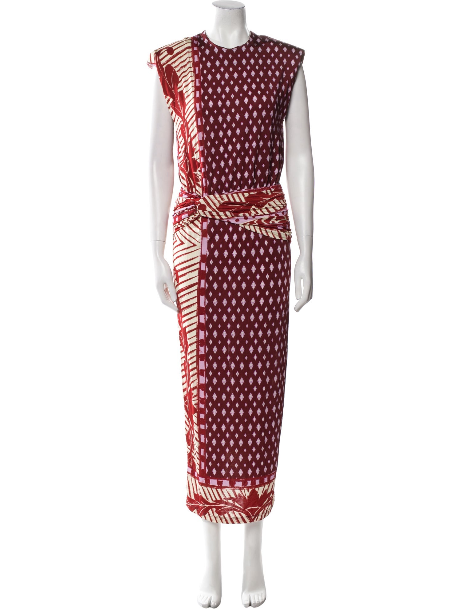 Johanna Ortiz Printed Long Dress