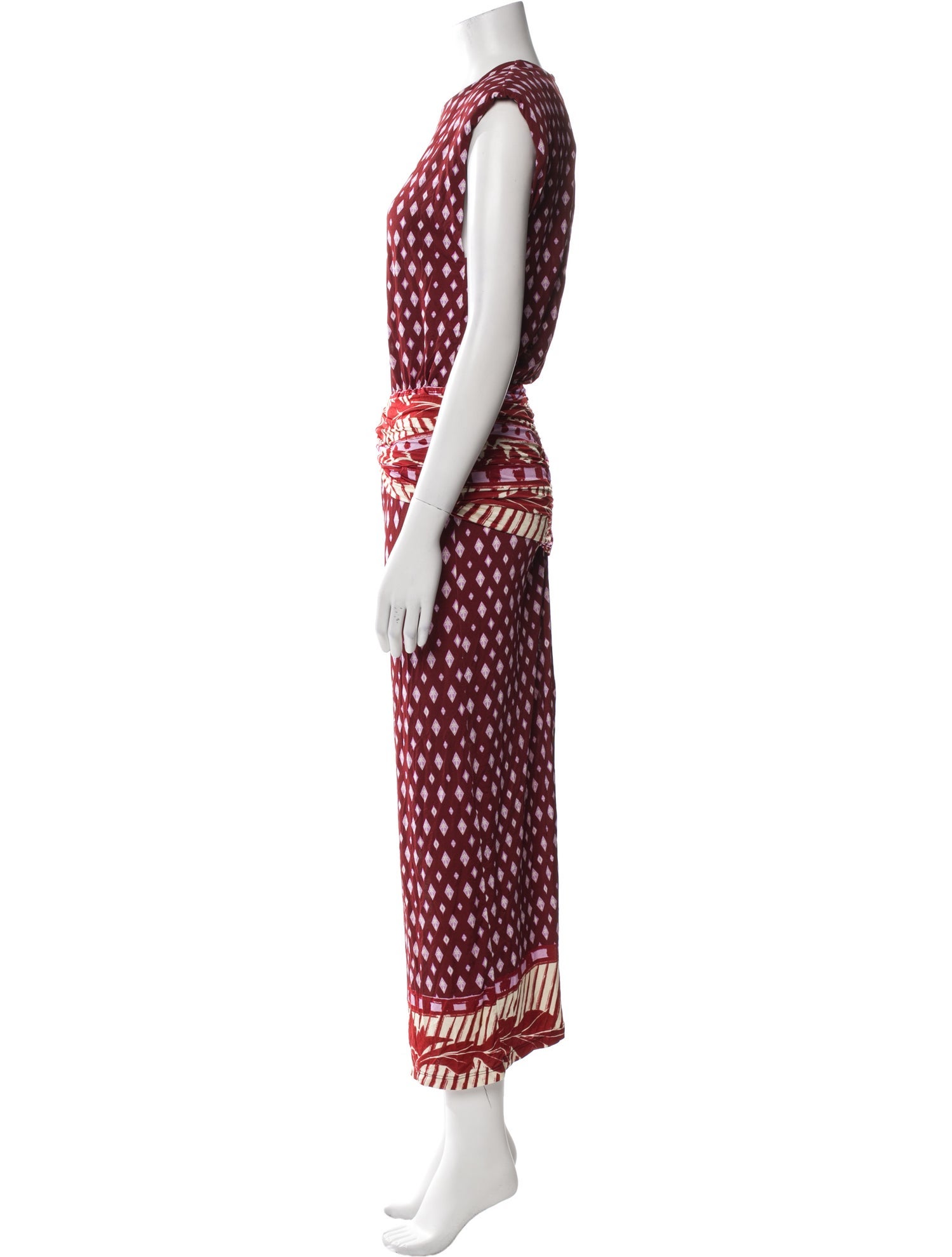 Johanna Ortiz Printed Long Dress