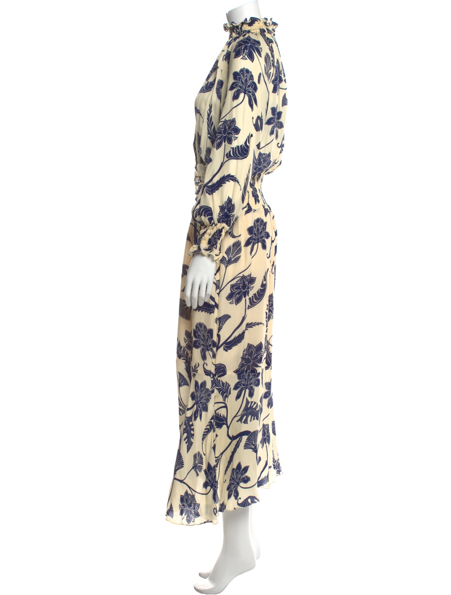 Johanna Ortiz Silk Long Dress