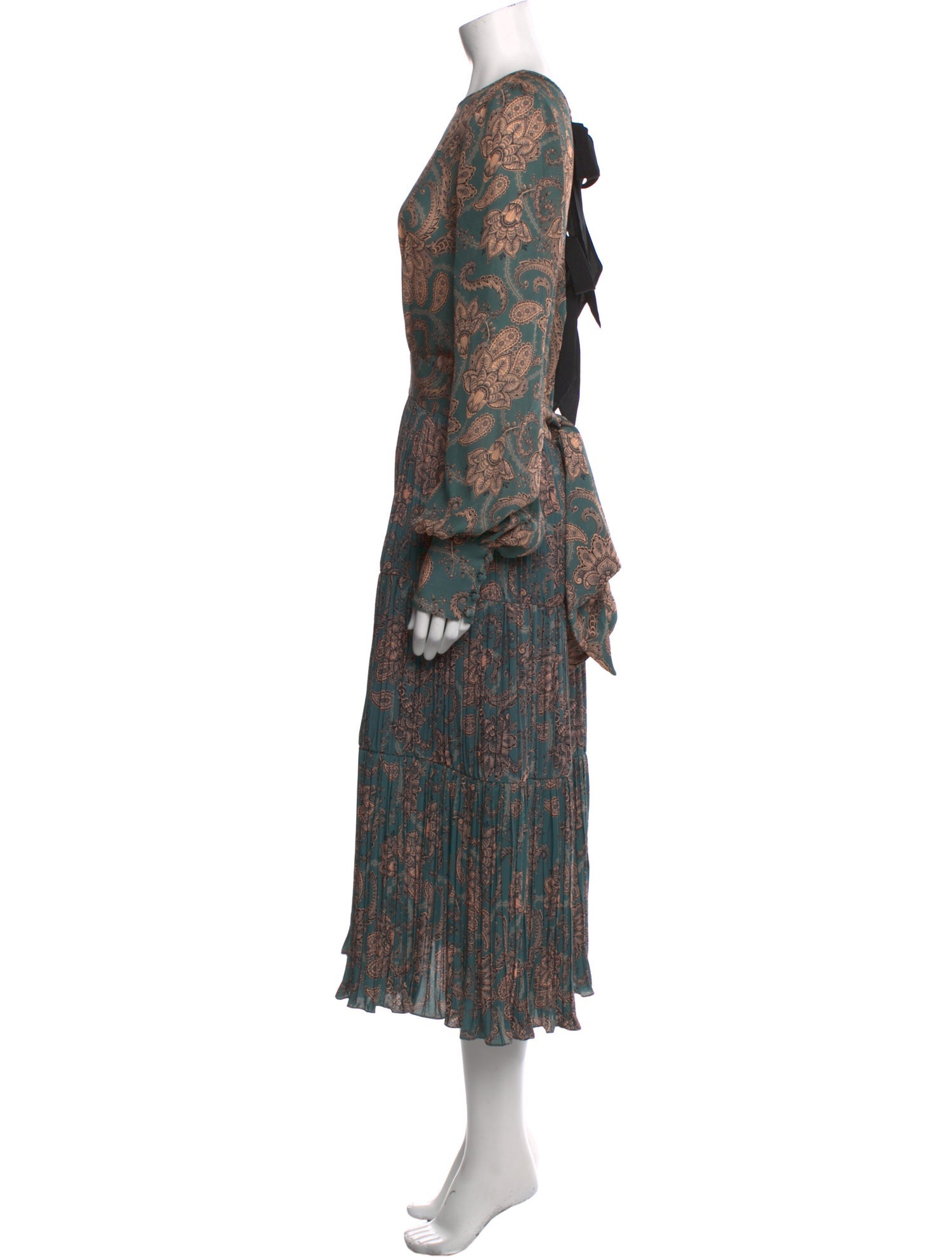 Johanna Ortiz Printed Long Dress