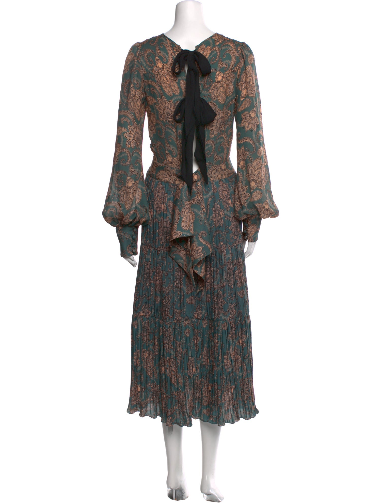 Johanna Ortiz Printed Long Dress