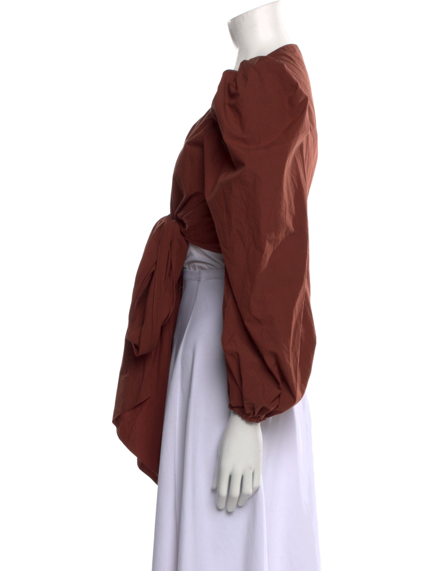 Johanna Ortiz V-Neck Long Sleeve Blouse