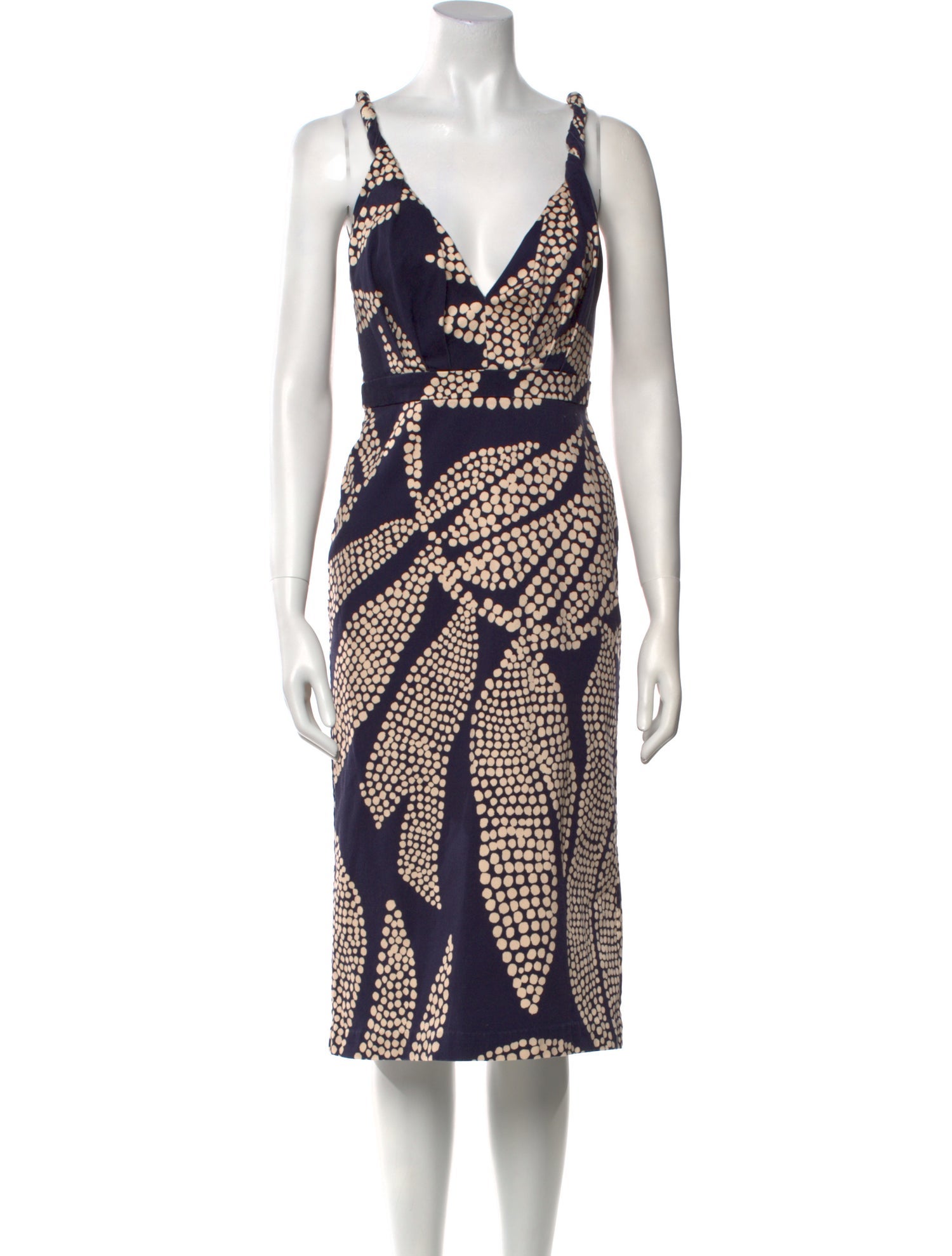 Johanna Ortiz Printed Midi Length Dress