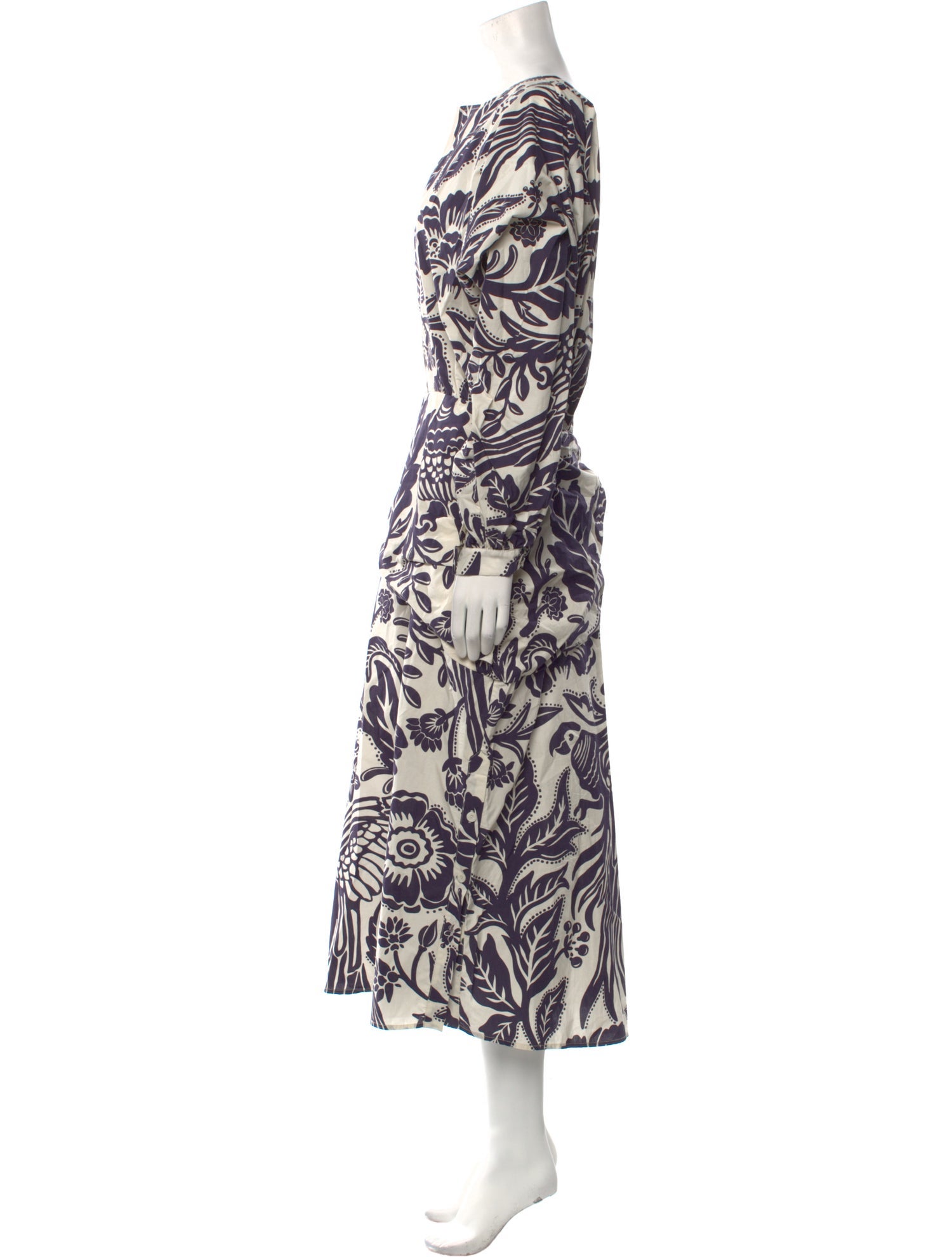 Johanna Ortiz Printed Long Dress