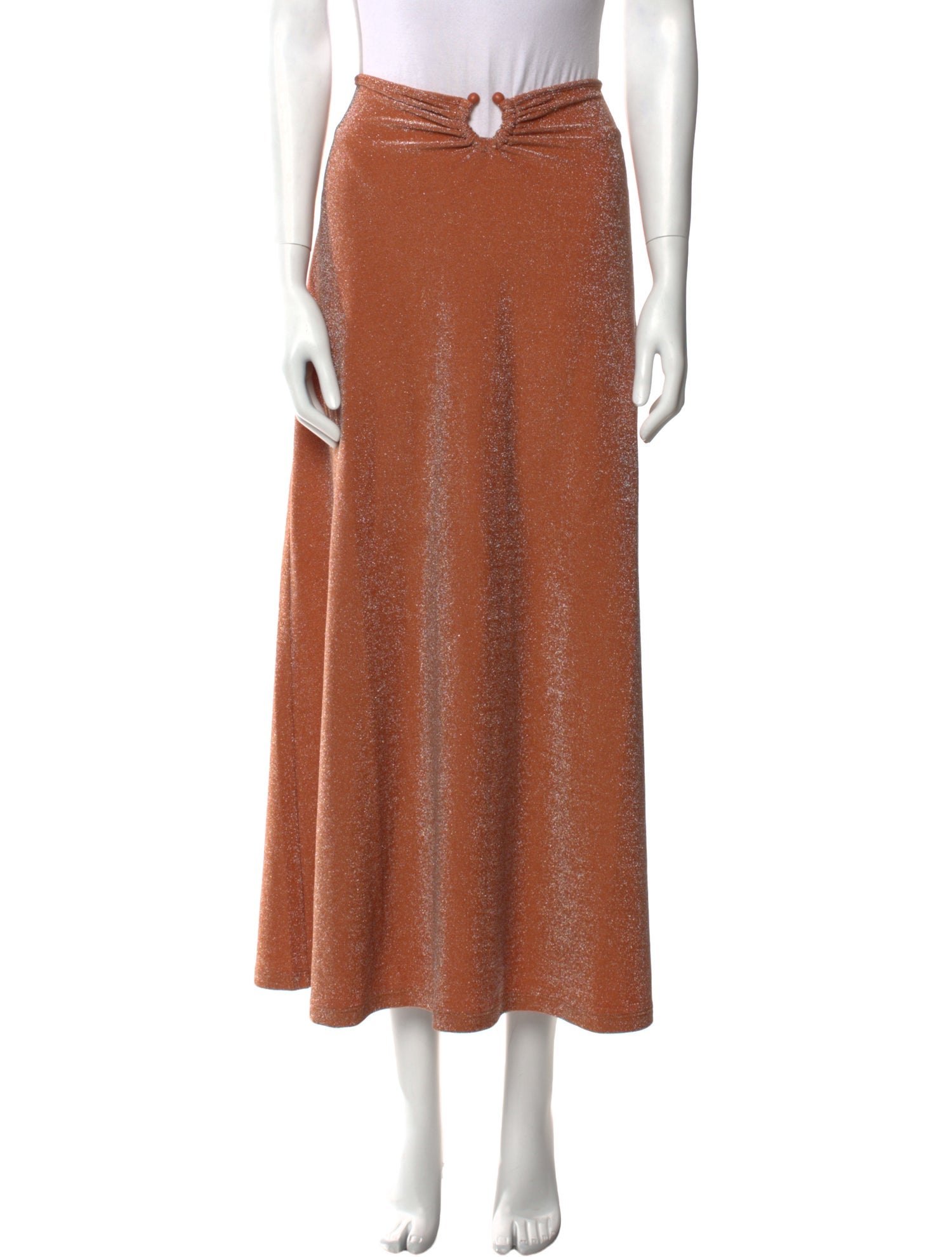 Johanna Ortiz Glitter Accents Midi Length Skirt w/ Tags