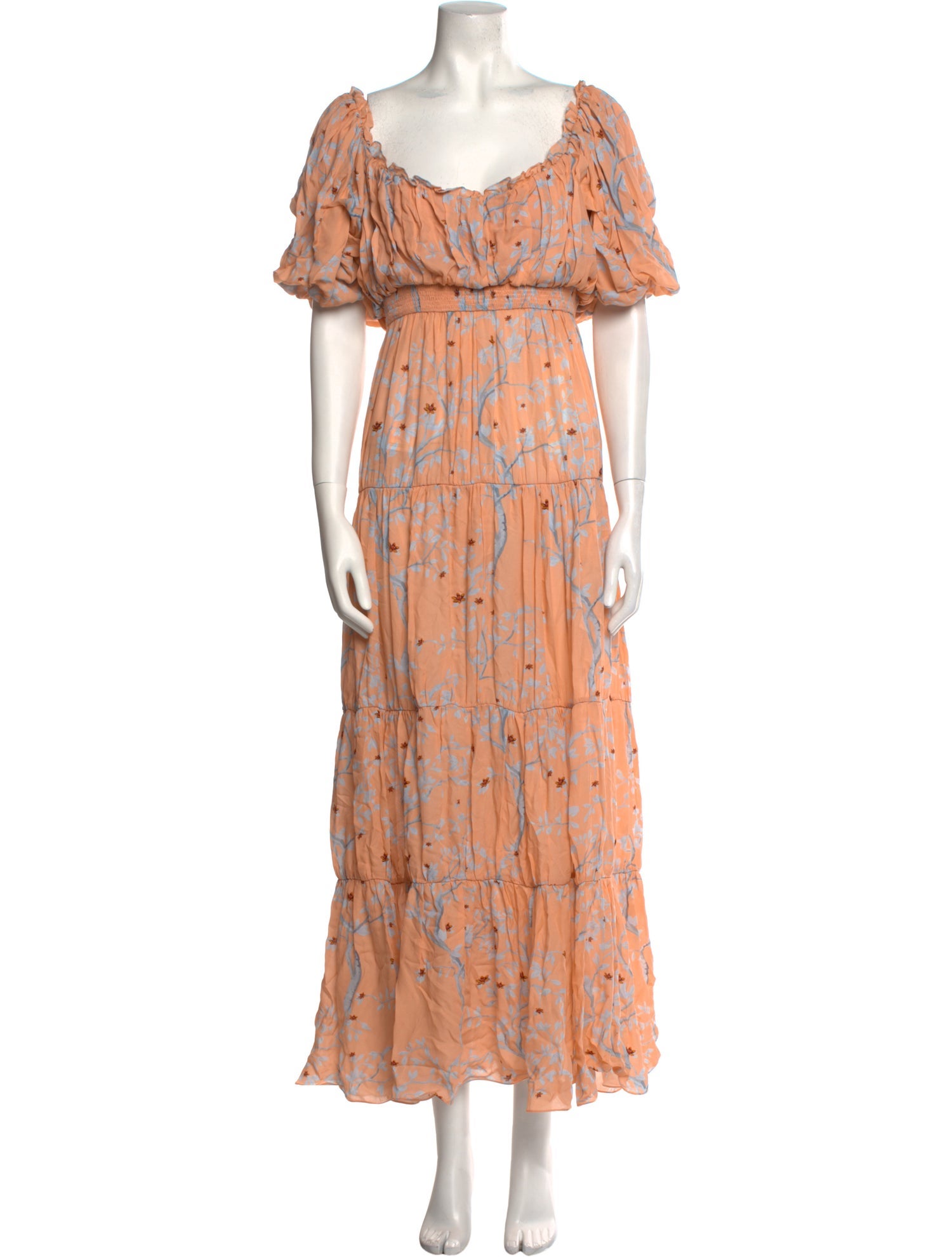 Johanna Ortiz Silk Long Dress w/ Tags