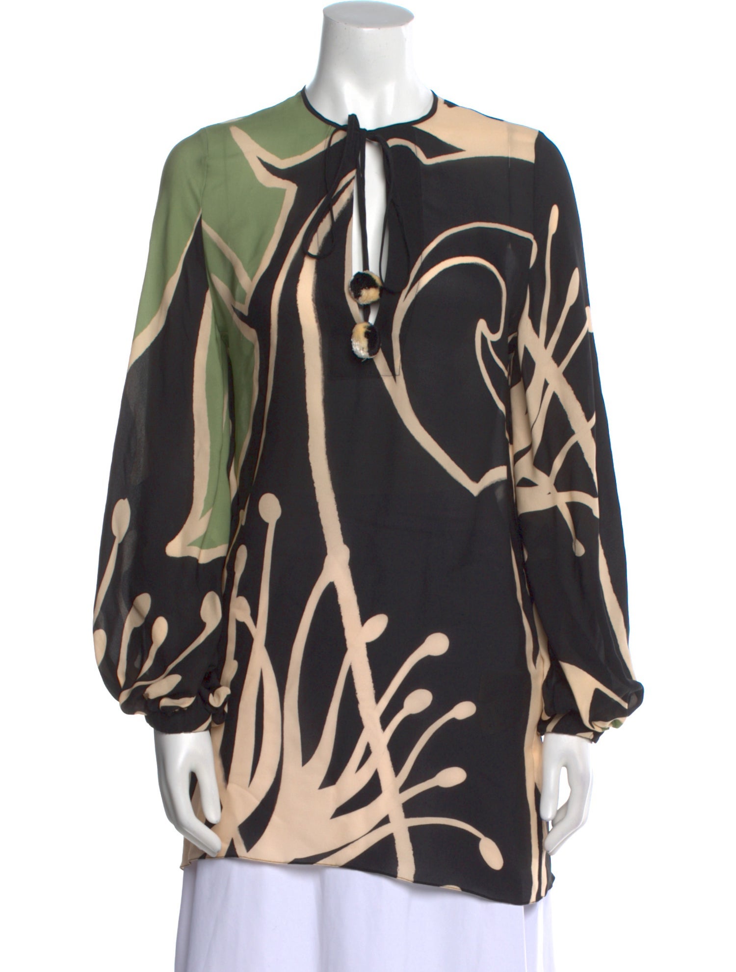 Johanna Ortiz Silk Printed Tunic