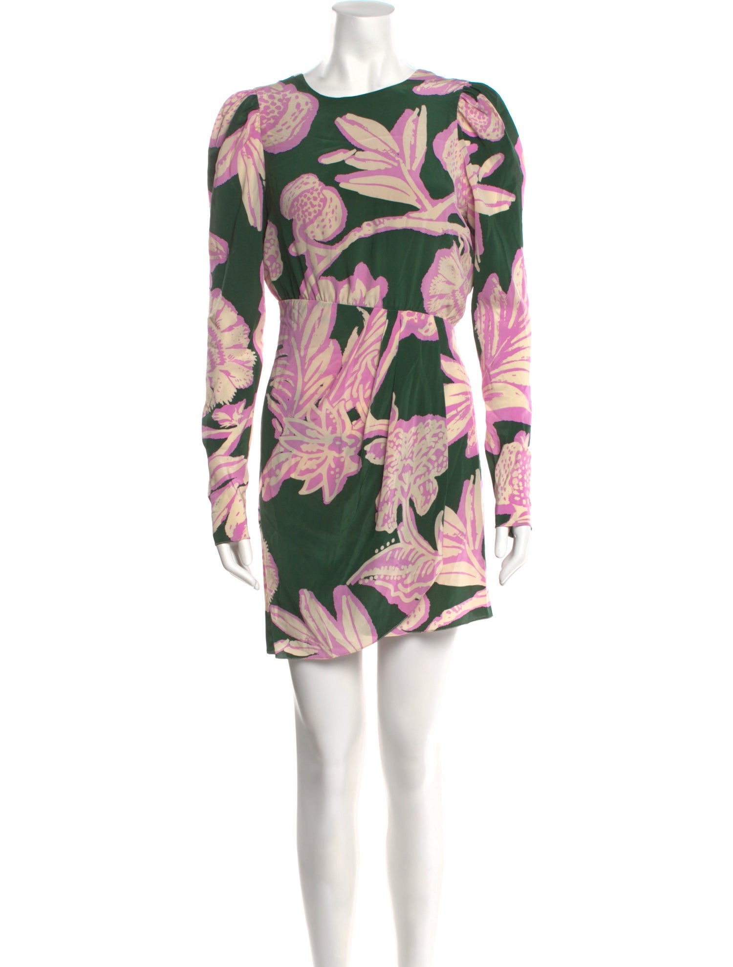 Johanna Ortiz Silk Mini Dress