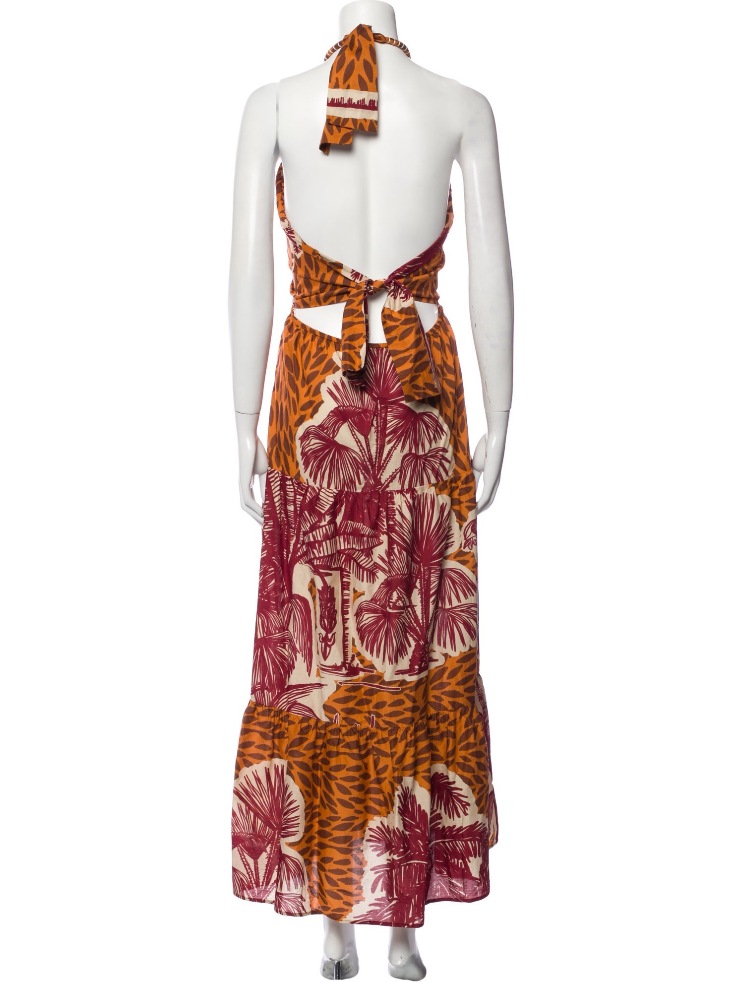 Johanna Ortiz Printed Long Dress