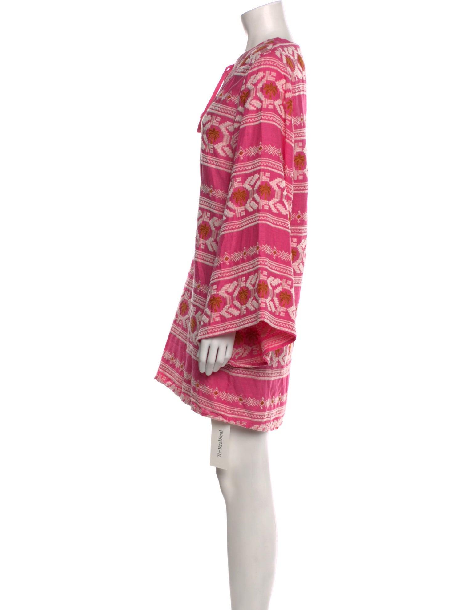 Johanna Ortiz Paisley Print Tie Neck Tunic