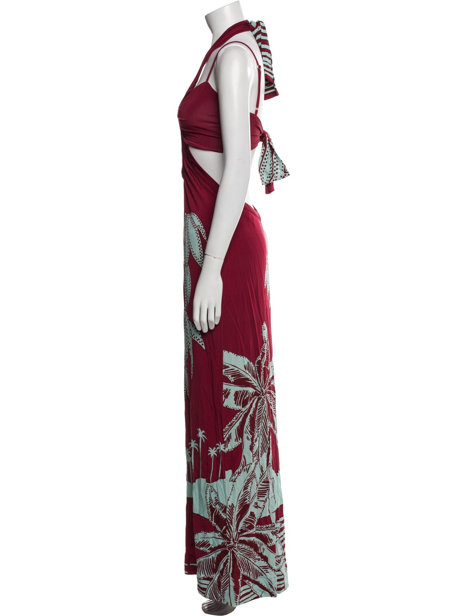 Johanna Ortiz Printed Long Dress