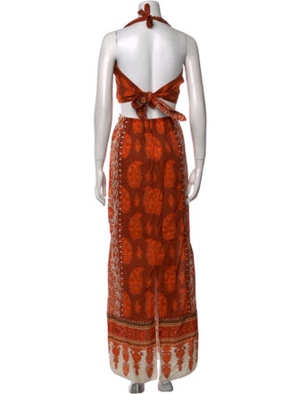 Johanna Ortiz Printed Long Dress