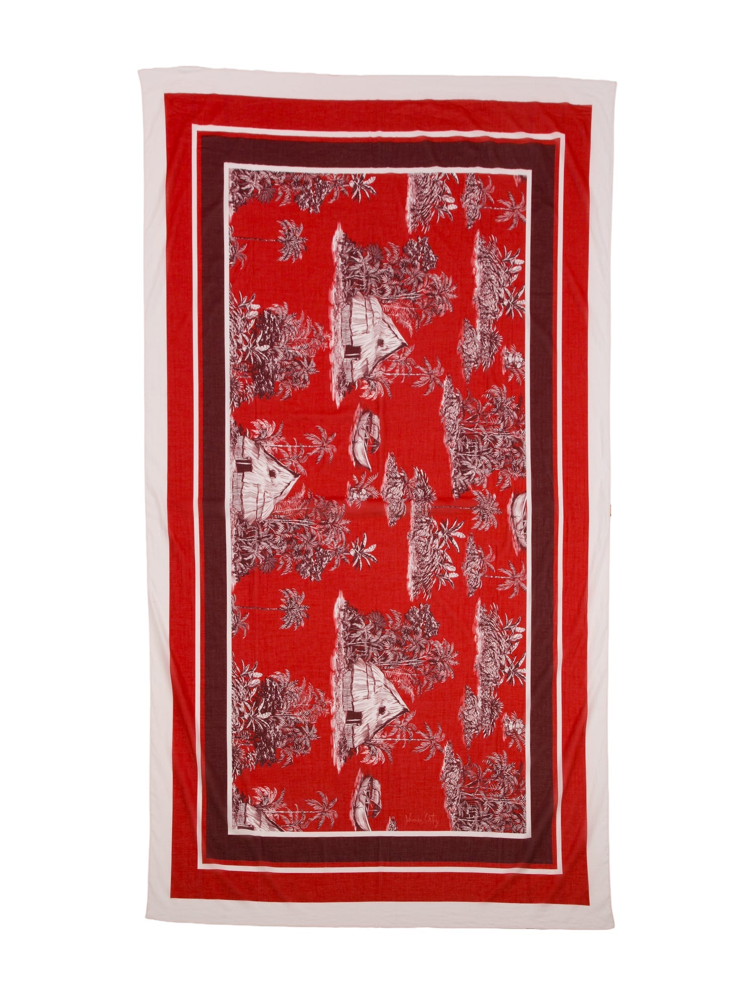 Johanna Ortiz Printed Scarf