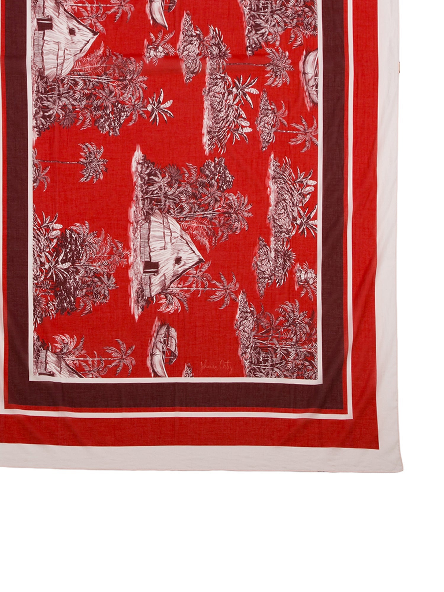 Johanna Ortiz Printed Scarf