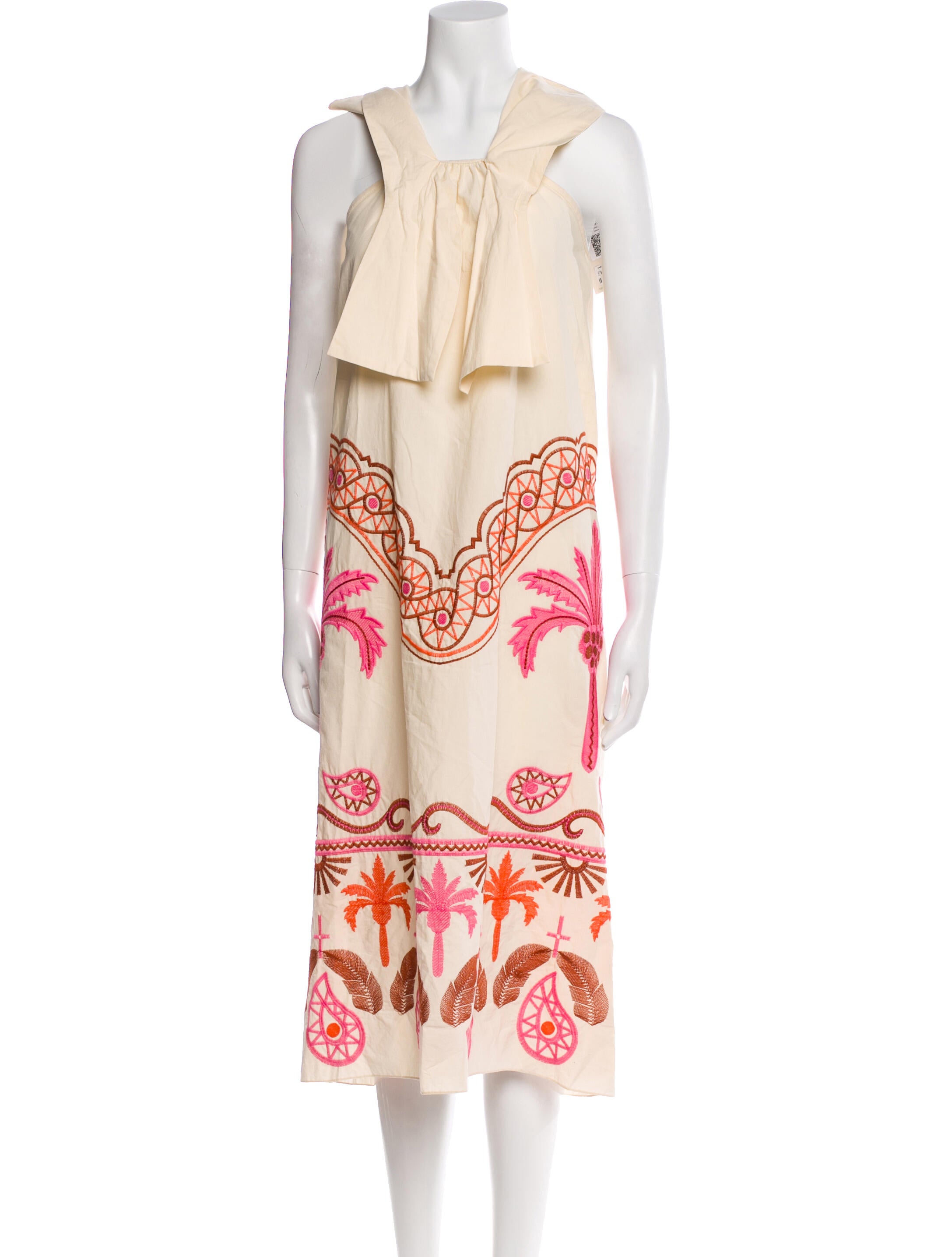 Johanna Ortiz Printed Long Dress w/ Tags