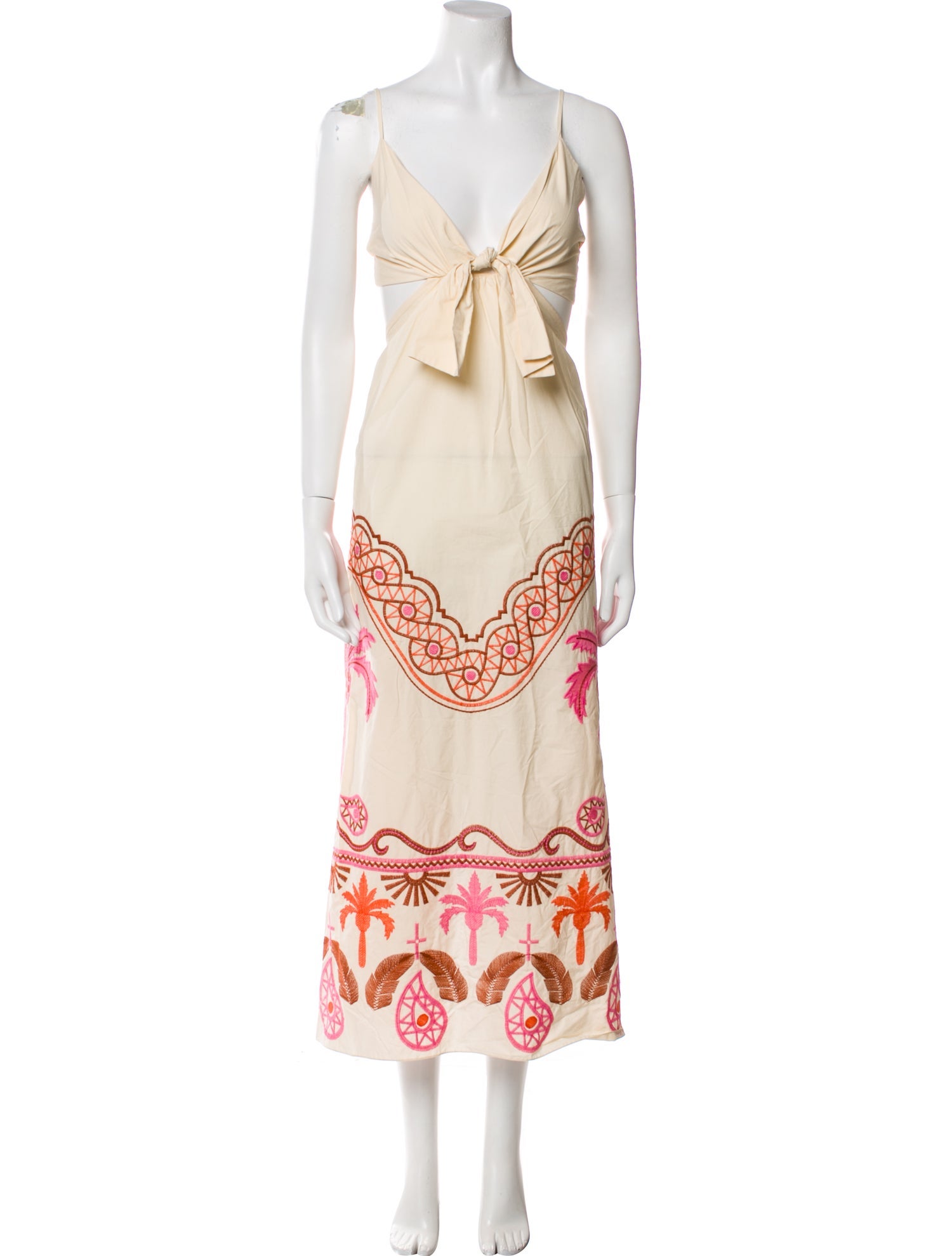 Johanna Ortiz Printed Long Dress w/ Tags