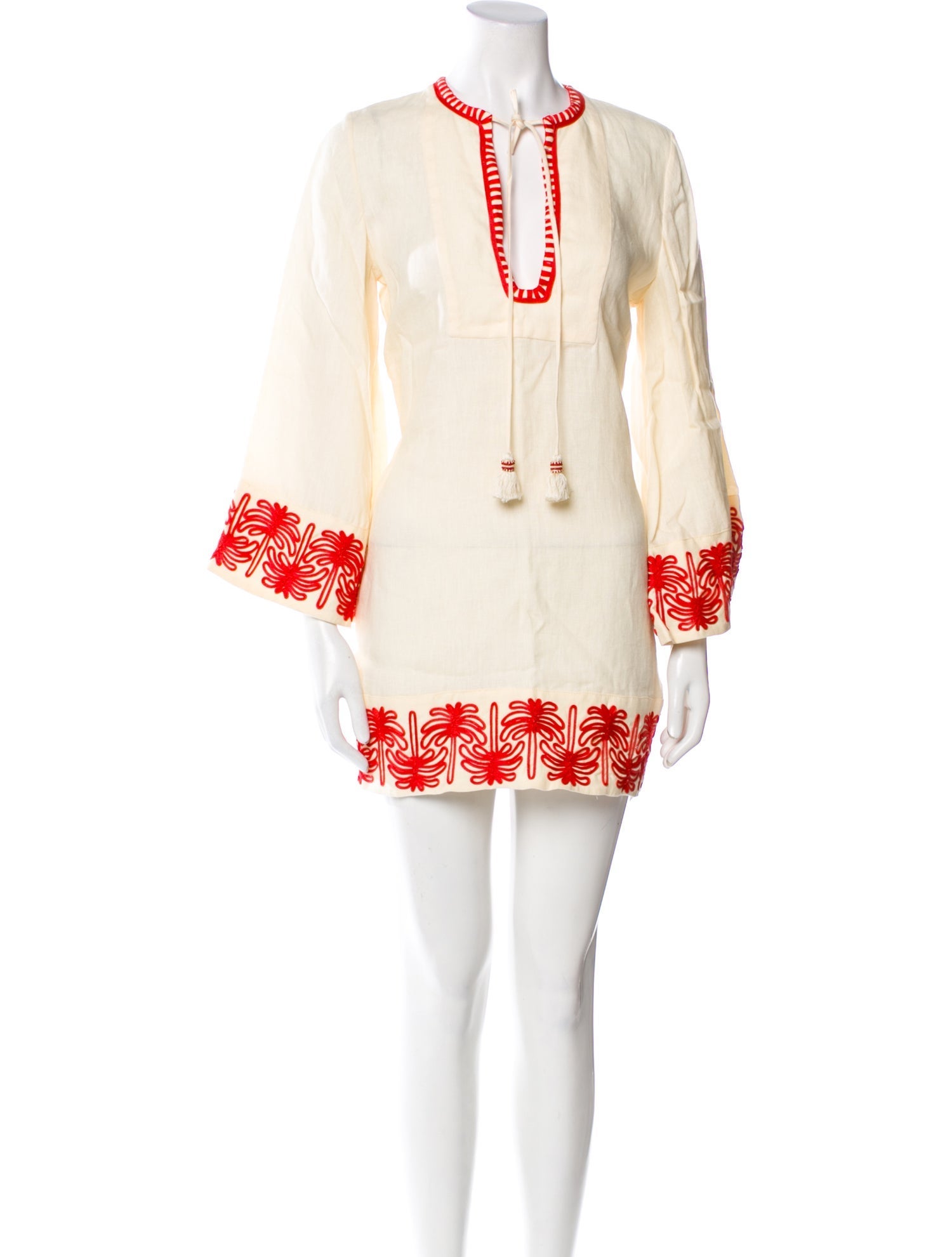 Johanna Ortiz Linen Mini Dress w/ Tags